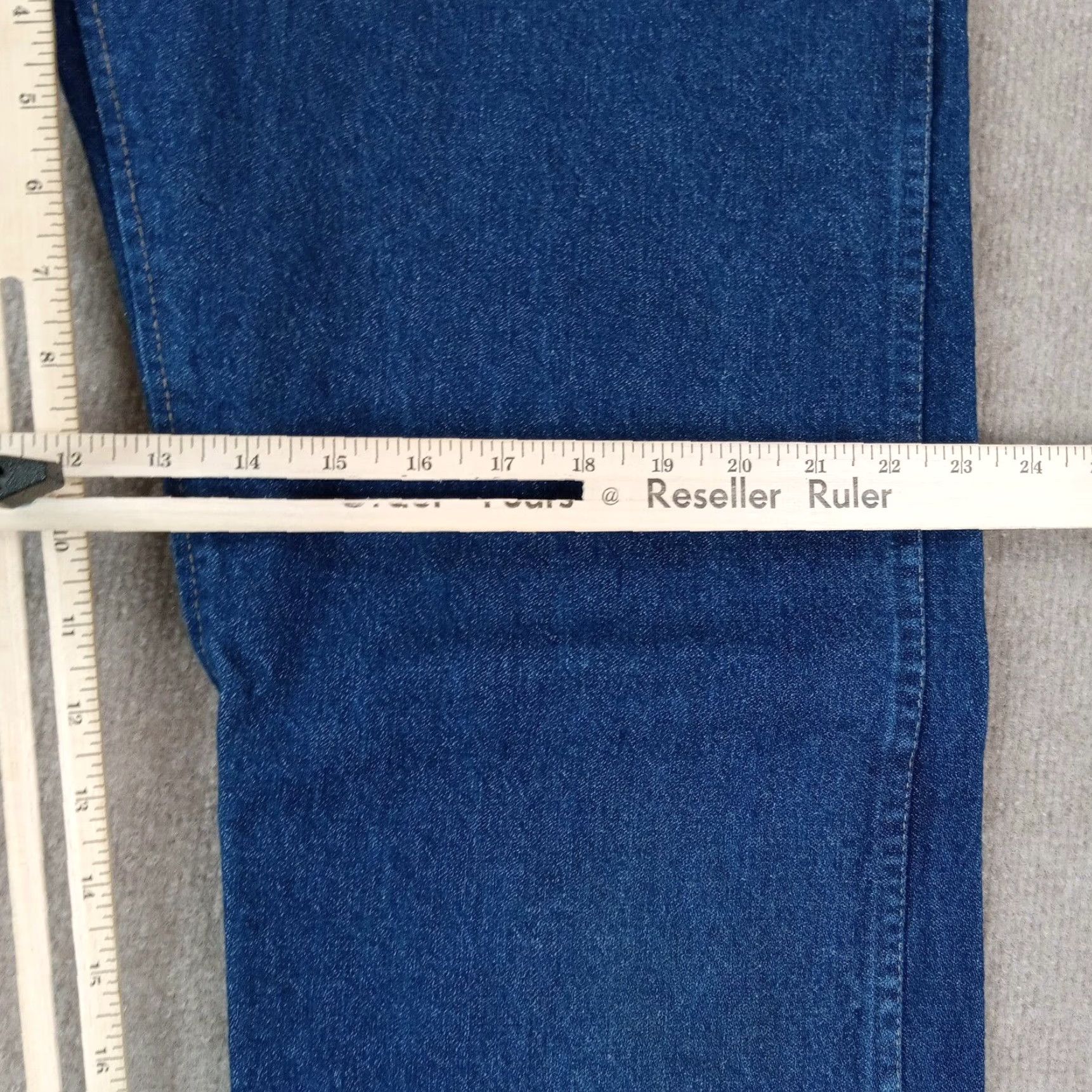 Wrangler Wrangler Jeans Mens 35x36 Blue Regular Fit Straight Leg 5 Pocket Denim NWT 47MWZPW Size US 35 - 4 Thumbnail