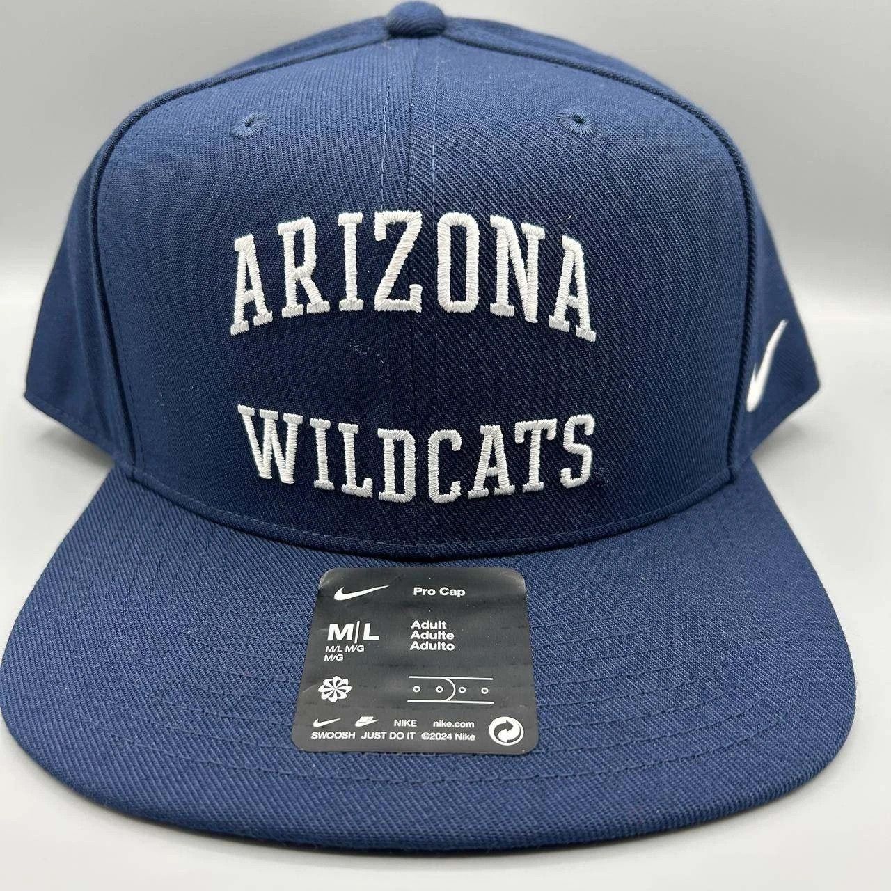 Nike Arizona Wildcats x Nike Pro Hat Men M-L Dri-Fit Snap Back Size ONE SIZE - 1 Thumbnail