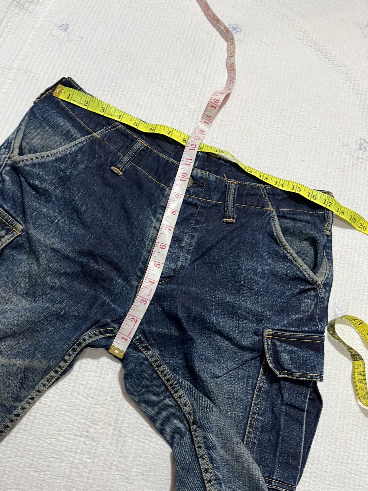 Japanese Brand × TMT × Vintage TMT JAPANESE BRAND DENIM CARGO JEANS Size US 34 / EU 50 - 10 Thumbnail