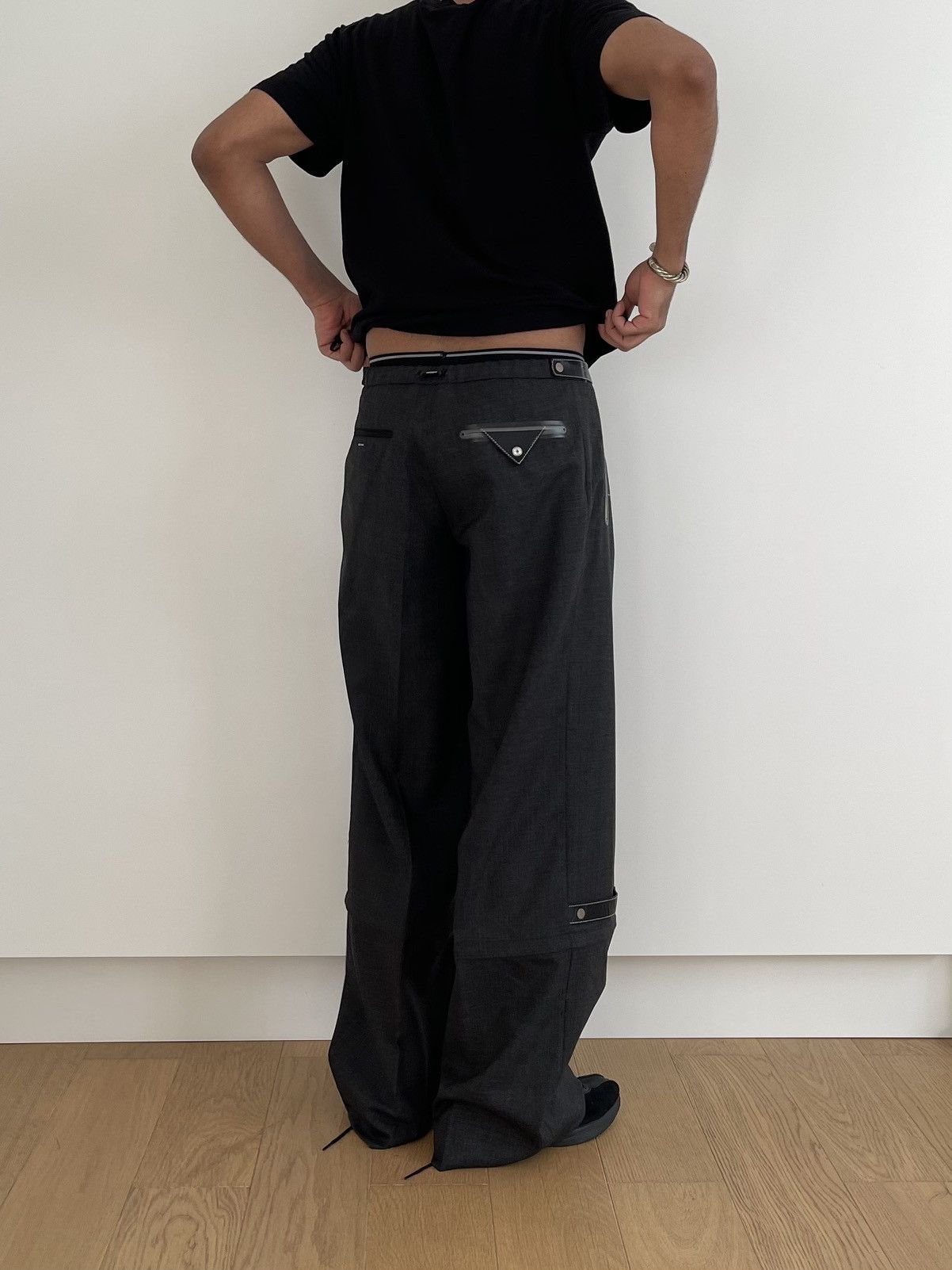 Undercover Undercover SS10 Less But Better Detachable Baggy Wool Pants Size US 30 / EU 46 - 15 Thumbnail