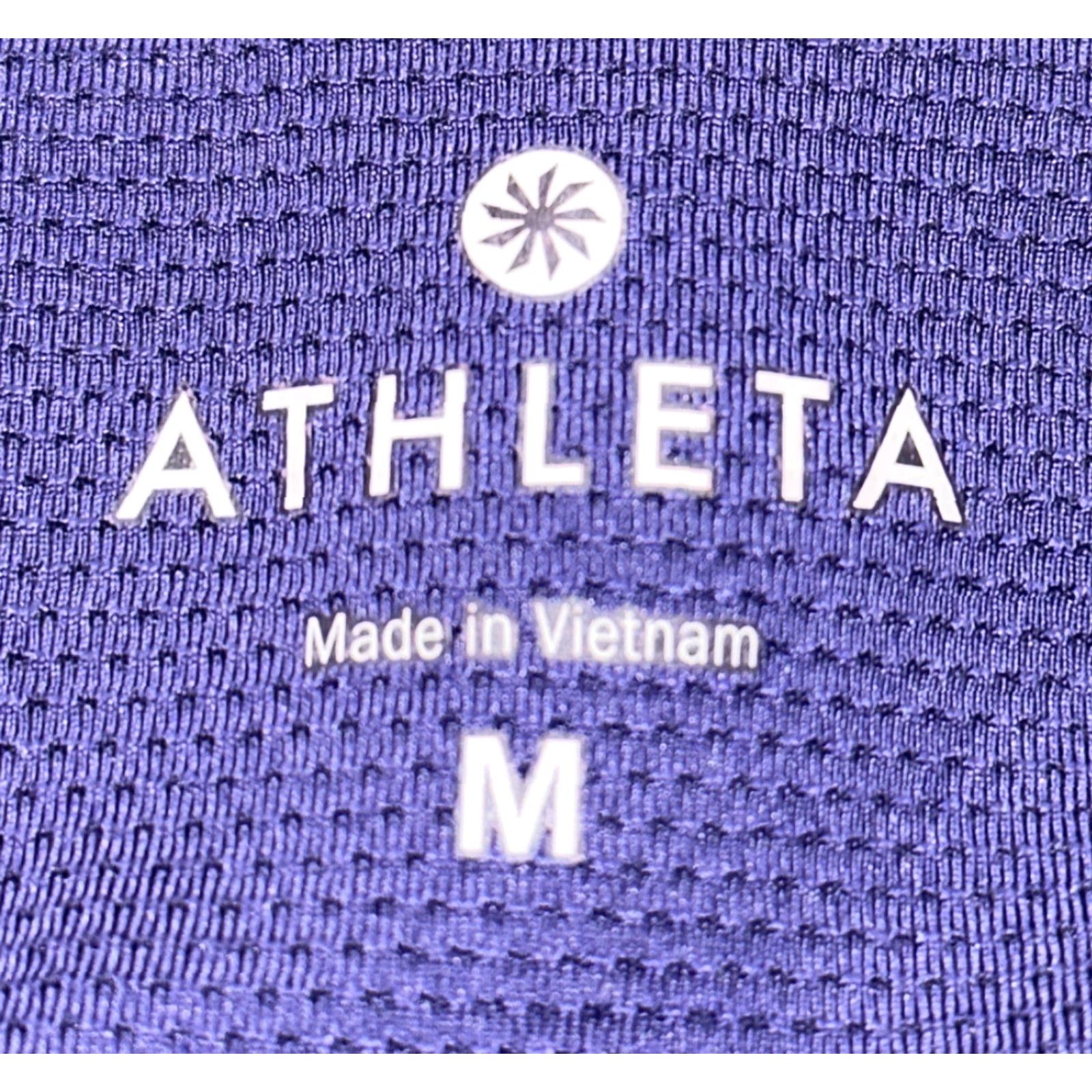 Athleta VINTAGE Athleta Women's Cropped Leggings Activewear Yoga Nylon Blend Purple Size M Women Size 32" / US 10 / IT 46 - 5 Thumbnail