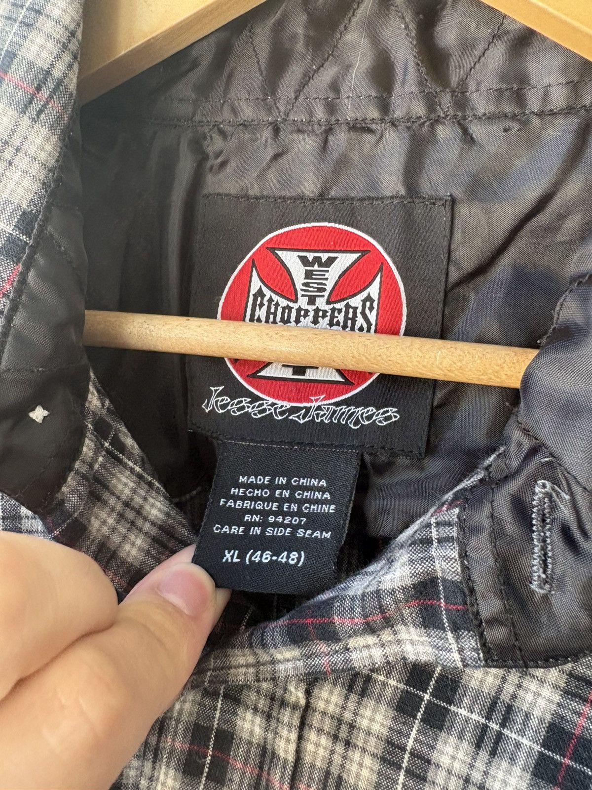 West Coast Choppers Vintage West Coast Choppers Flannel Size US XL / EU 56 / 4 - 3 Thumbnail