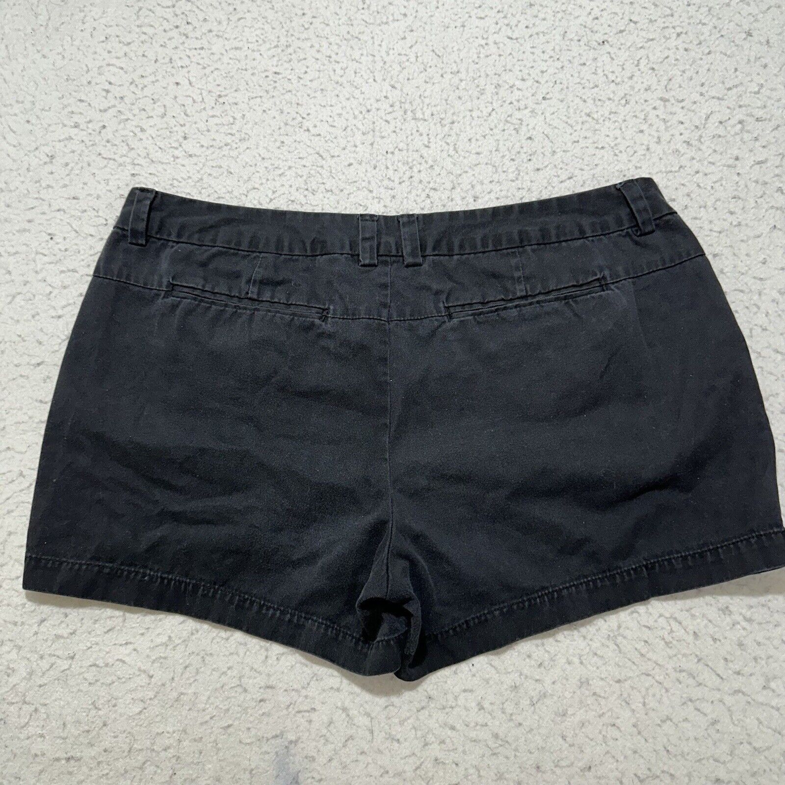 JCPenney JCPenney 14 3" Inseam Chino Shorts Black Mid Rise JCP Size 36" / US 14 / IT 50 - 7 Thumbnail