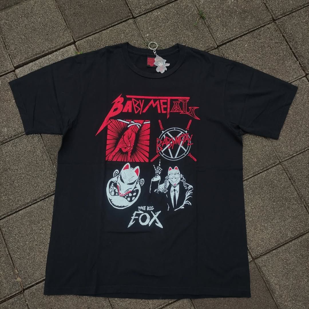 Band Tees BABYMETAL THE BIG FOX 2014 Tee Size US XL / EU 56 / 4 - 4 Thumbnail