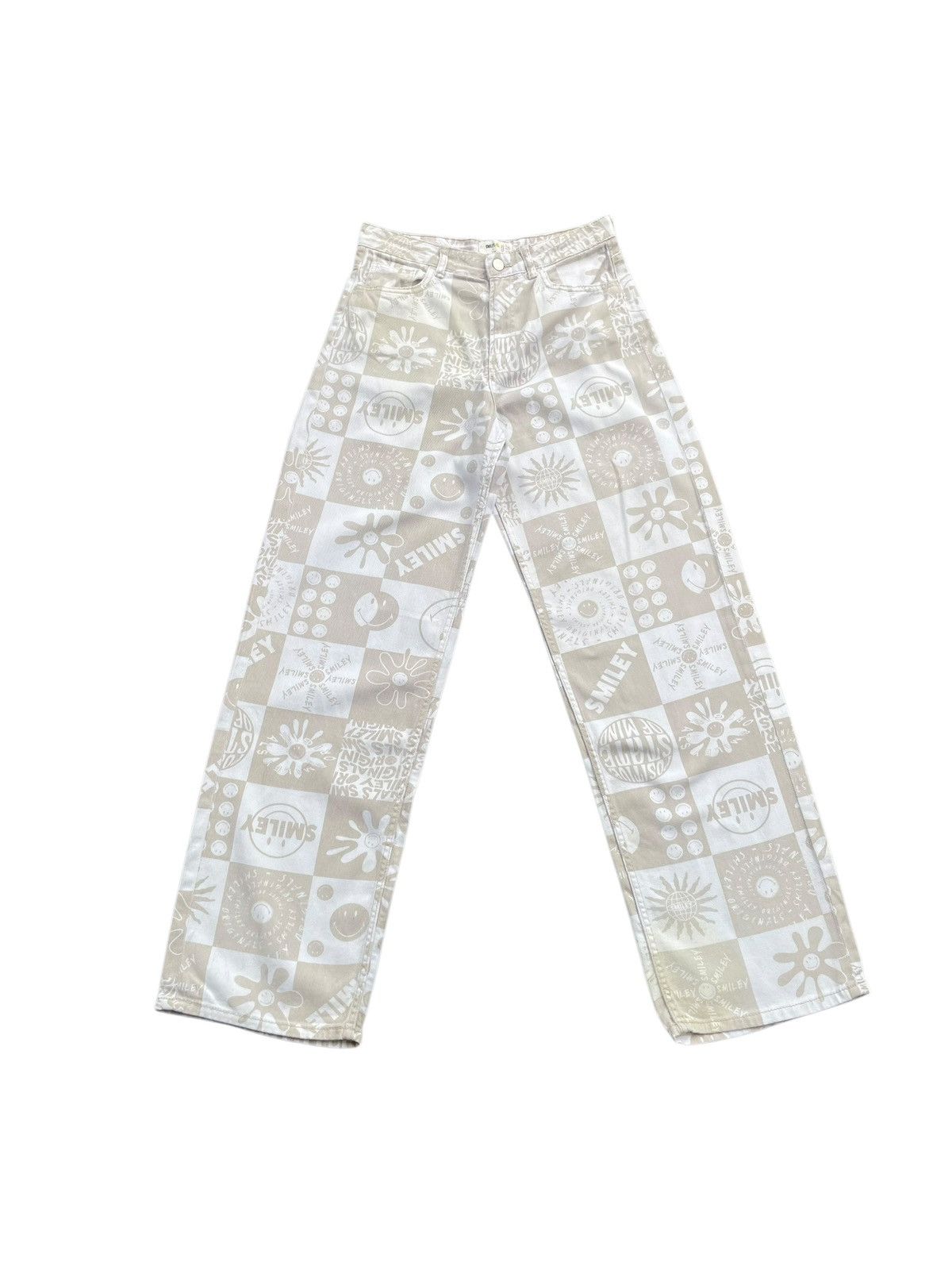 Designer × H&M Smiley x H&M AOP Denim Size 31" - 1 Thumbnail