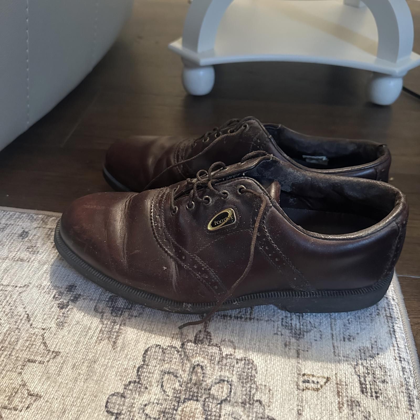 Designer Sierra Treks Men's Brown Leather Golf Shoes Size US 10 / EU 43 - 2 Thumbnail
