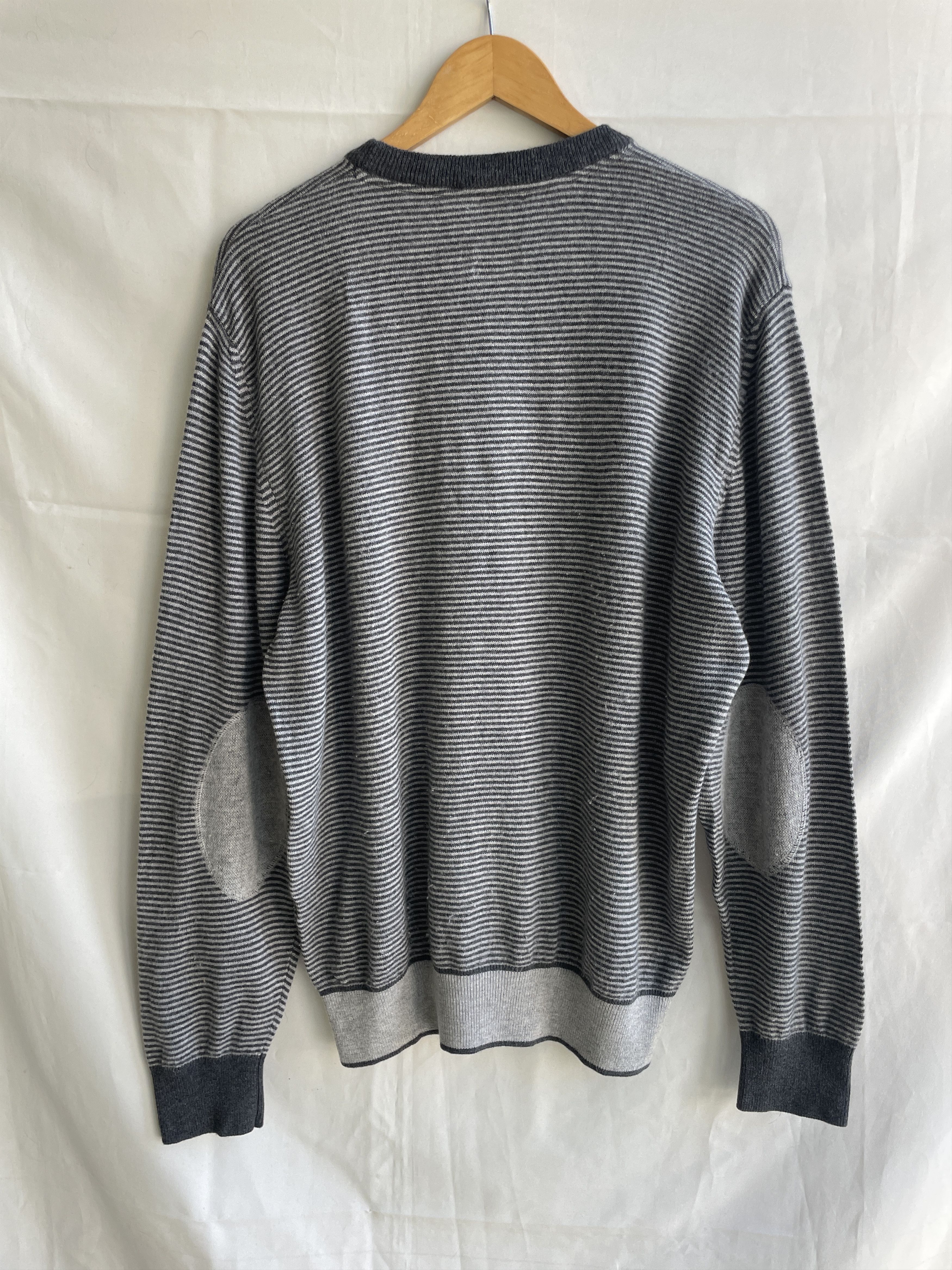 Hackett Hackett Wool Cashmere Striped Crew Neck Sweater Size XXL Size US XXL / EU 58 / 5 - 2 Thumbnail