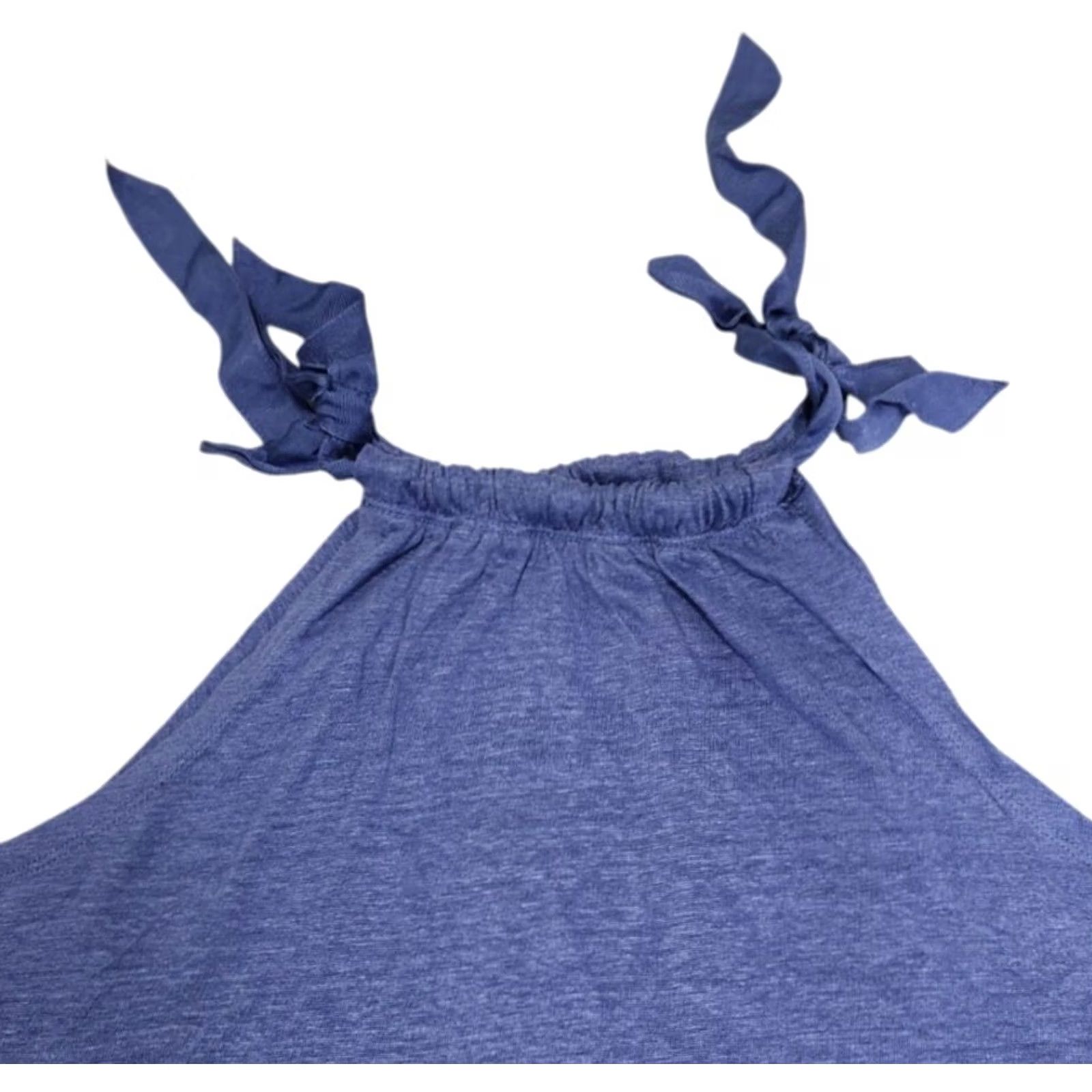 J.Crew J. Crew Womens S 100% Linen Bow Tie Tank Top Sleeveless Shirt Blue Size S / US 4 / IT 40 - 3 Thumbnail