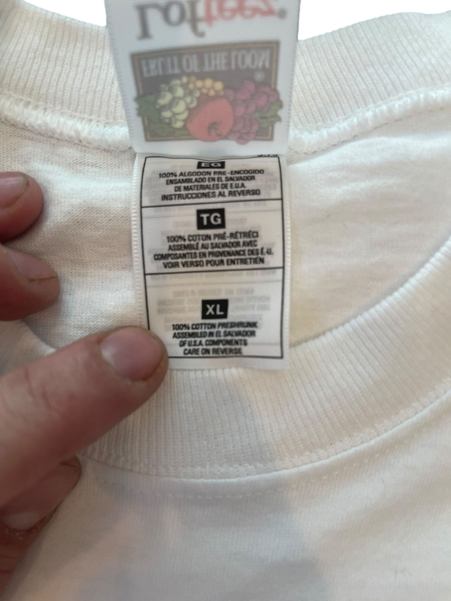 Fruit Of The Loom Vintage 90s Absolut Vodka Promo T-Shirt Size US XL / EU 56 / 4 - 5 Thumbnail