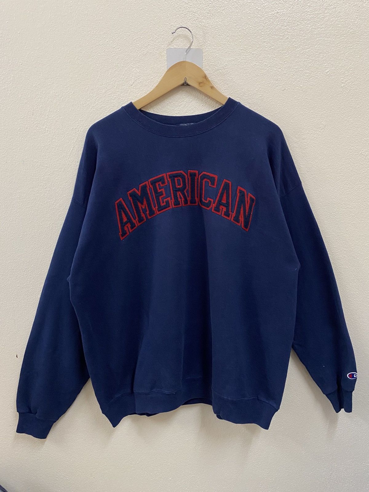 Champion Vtg Champion American Embroidery Logo Size US XL / EU 56 / 4 - 2 Thumbnail