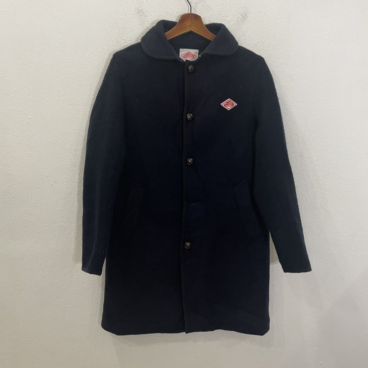 Danton Vintage Danton Small Logo Long Jacket Size L / US 10 / IT 46 - 1 Thumbnail