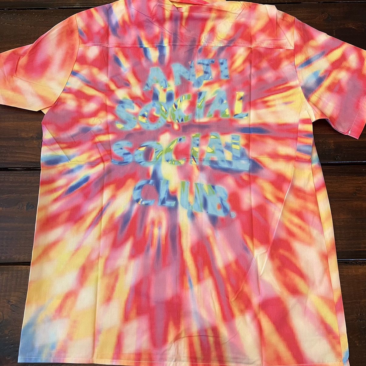 Anti Social Social Club Anti Social Social Club Colorblind Tie Dye Button Up Shirt Size US S / EU 44-46 / 1 - 3 Thumbnail