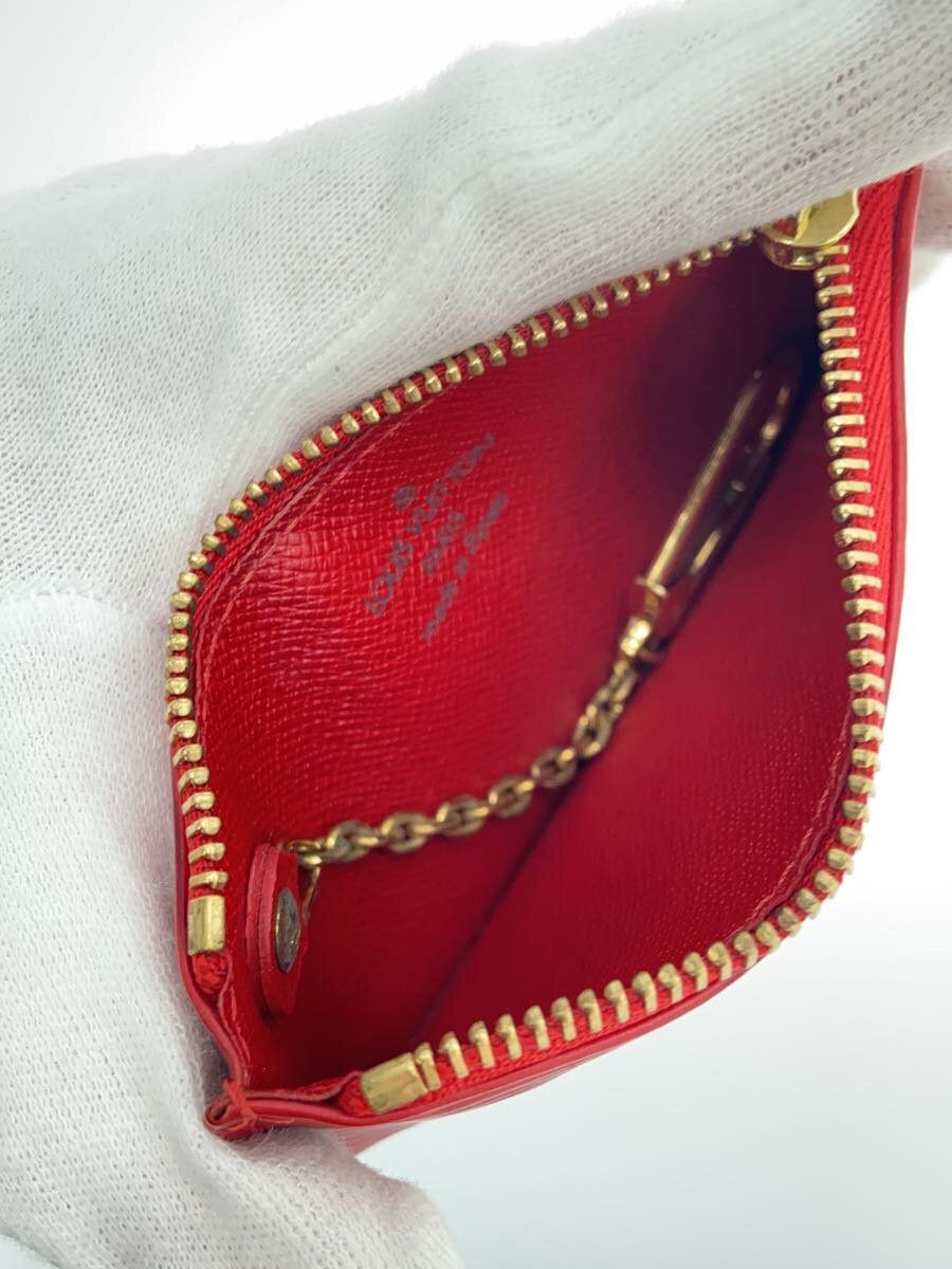 Louis Vuitton Louis Vuitton Epi Pochette Cle Leather Bordeaux Size ONE SIZE - 4 Thumbnail