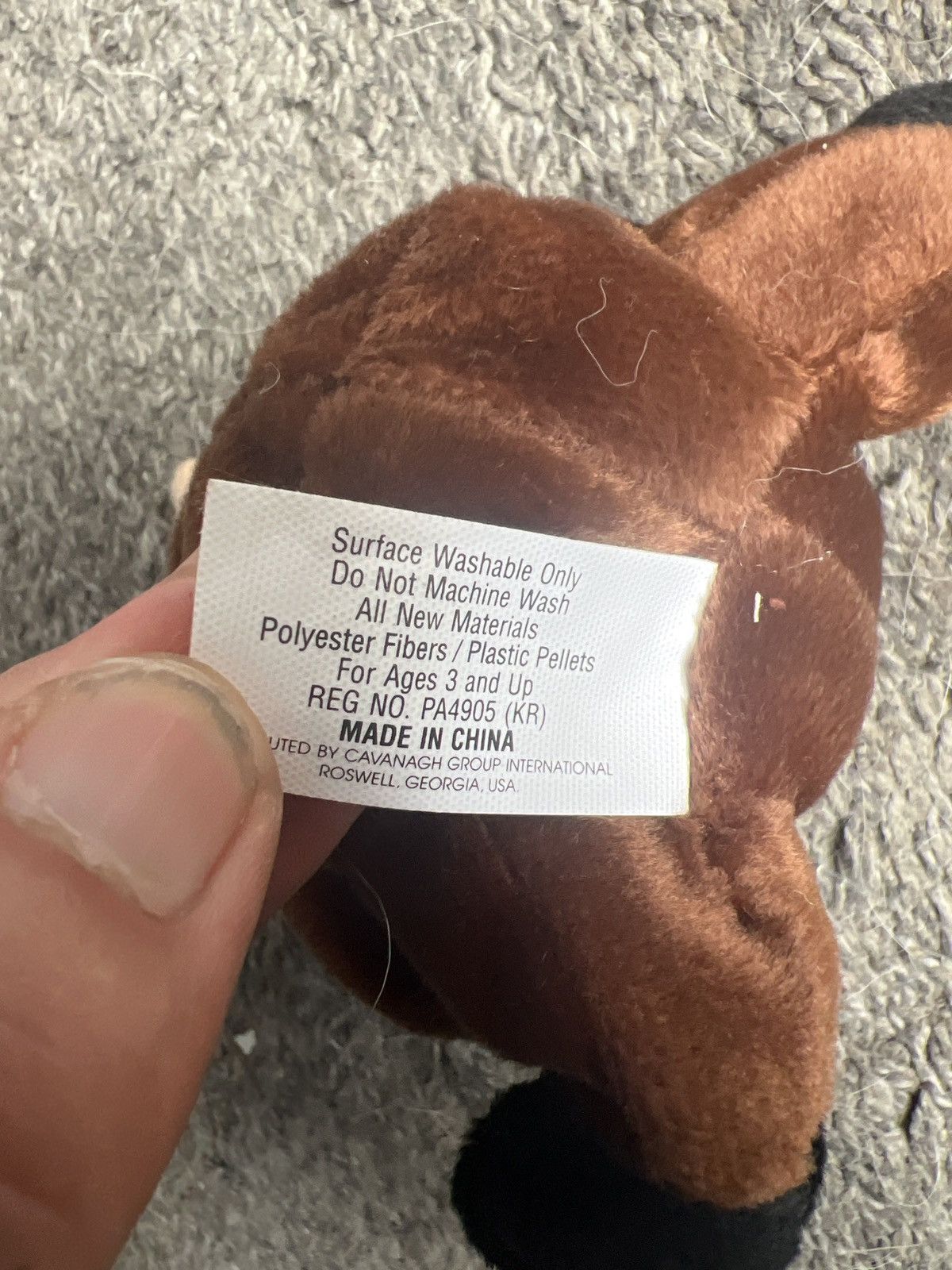 Coca Cola 1997 Coca-Cola Reindeer With Bottle Bean Bag Plush Size ONE SIZE - 7 Thumbnail