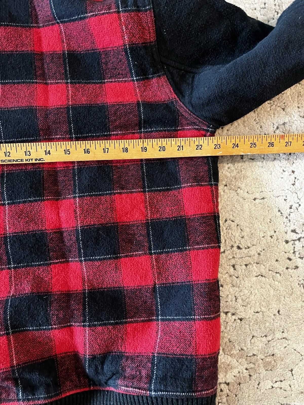 DC Y2K DC SKATE PLAID CHECKERED ZIP UP HOODIE GRUNGE M Size US M / EU 48-50 / 2 - 7 Thumbnail