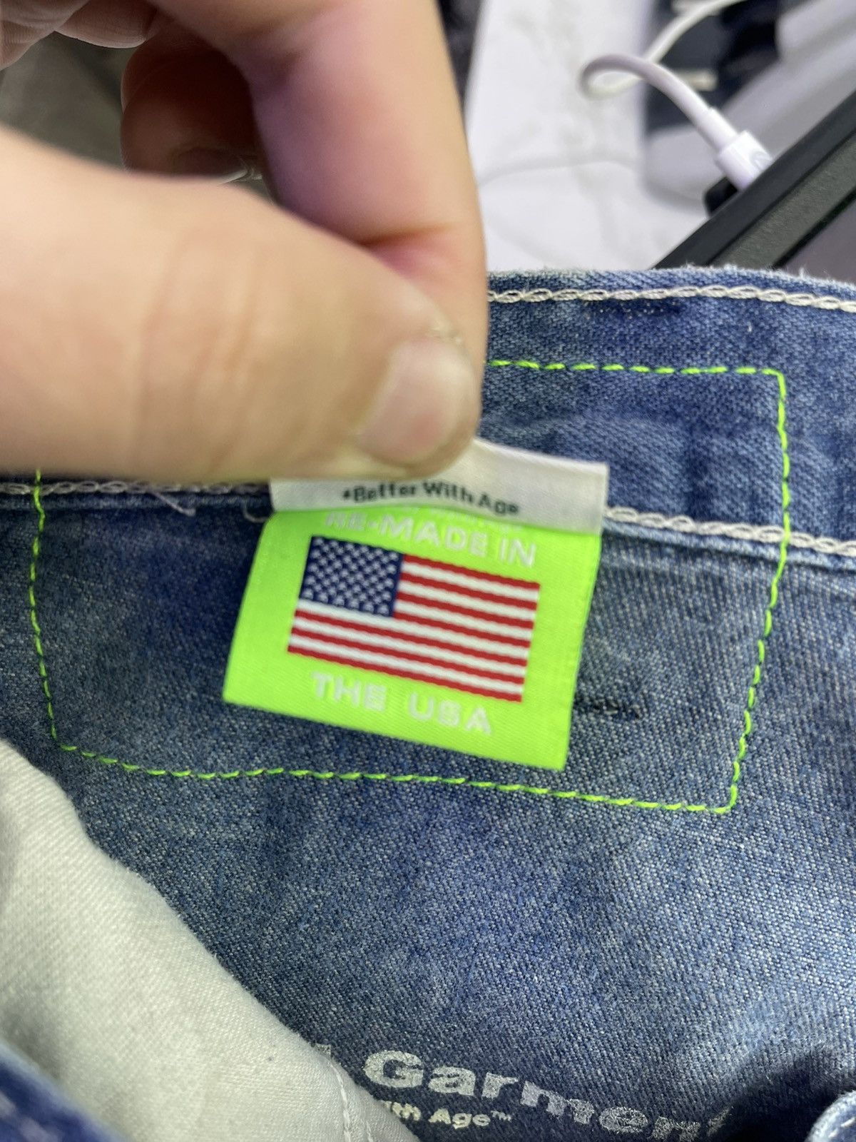 Better With Age Better with age jeans blue patch Size US 38 / EU 54 - 8 Thumbnail