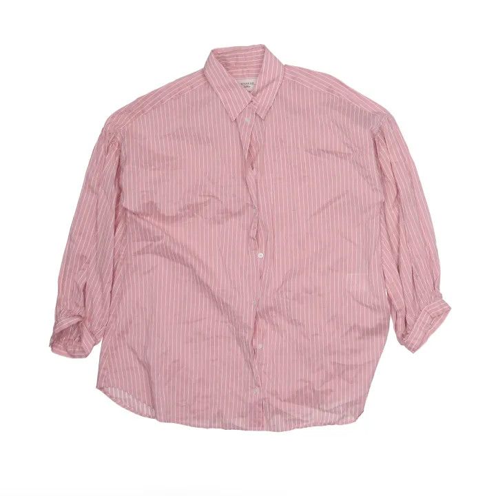 Max Mara Maxmara Striped Button-Up Long Sleeve Shirt 0079 Size S / US 4 / IT 40 - 1 Thumbnail