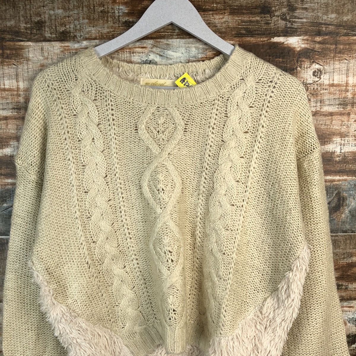 Homespun Knitwear × Japanese Brand W Closet Wears Ino White Knitwear #A1240 Size US M / EU 48-50 / 2 - 5 Thumbnail