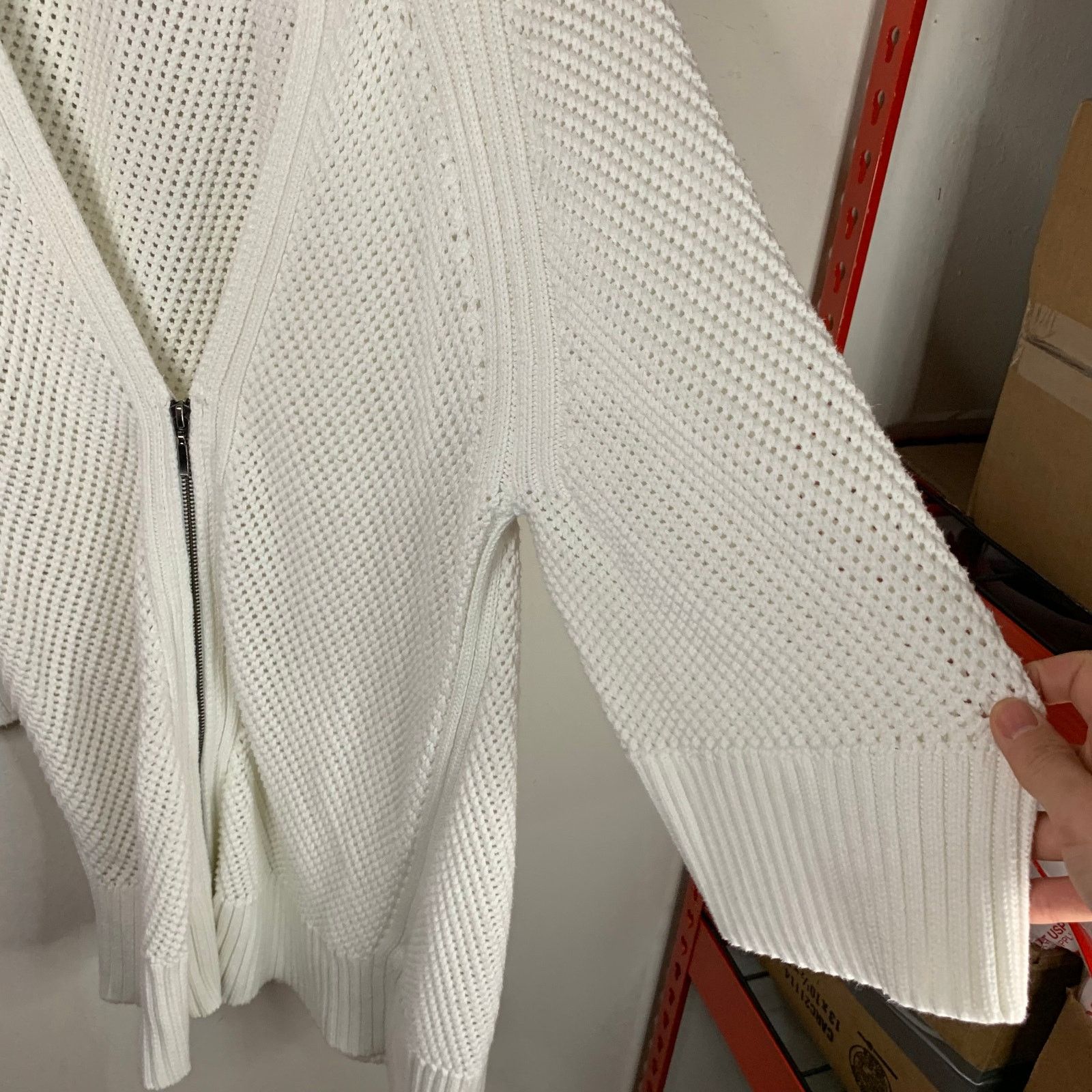 Banana Republic Banana Republic White Knit Sweater Size M Size M / US 6-8 / IT 42-44 - 10 Thumbnail
