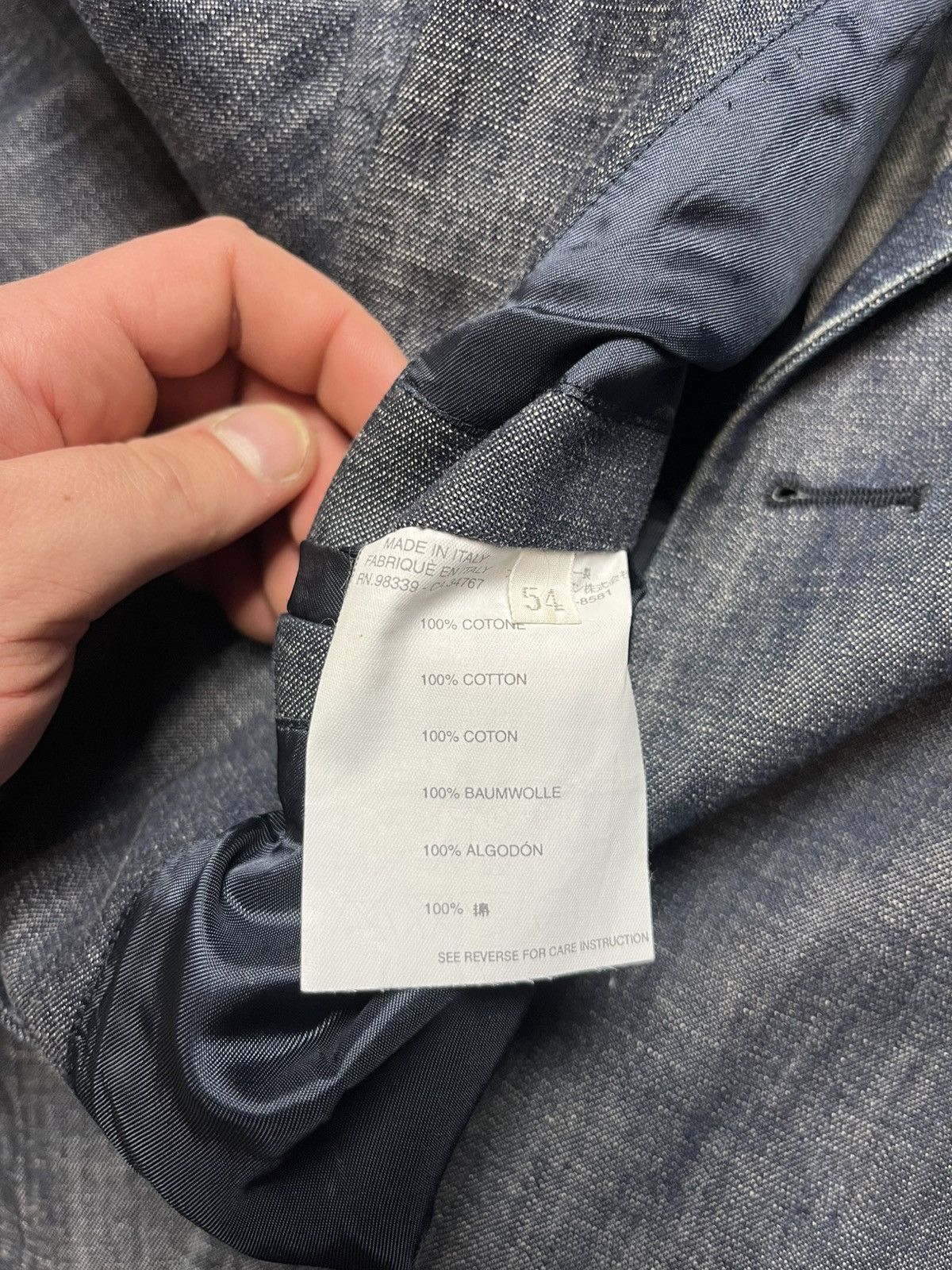 Miu Miu Vintage Miu Miu denim jacket Size 54R - 7 Thumbnail