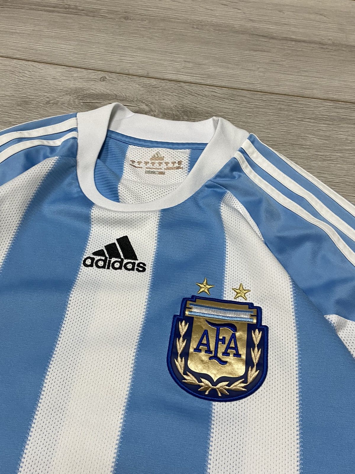 Vintage Vintage Adidas Argentina AFA 2010 Home Kit Soccer Jersey Size US M / EU 48-50 / 2 - 3 Thumbnail