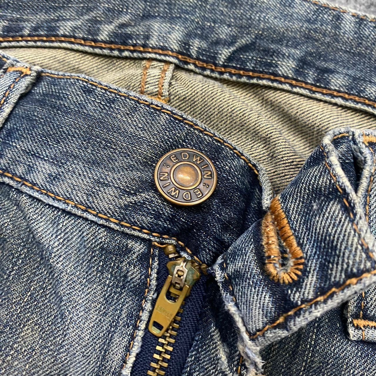 Edwin 💥Best Offer💥Vintage Edwin 503 Distressed Denim Size US 34 / EU 50 - 12 Thumbnail