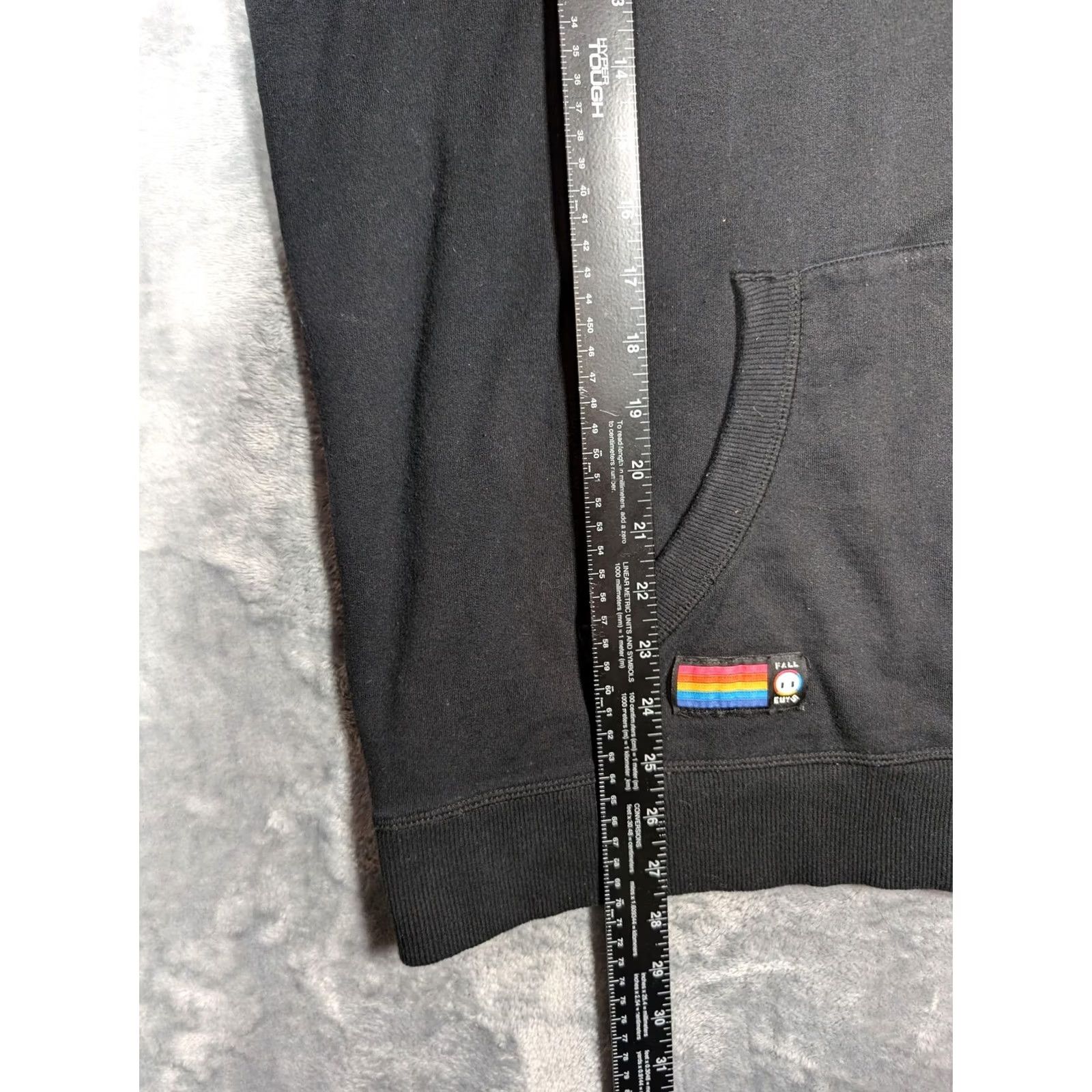 Rainbow Fall Guys Hoodie Mens XXL Black Full Zip Rainbow Graphic Video Game Gamer 2022 Size US XXL / EU 58 / 5 - 2 Thumbnail