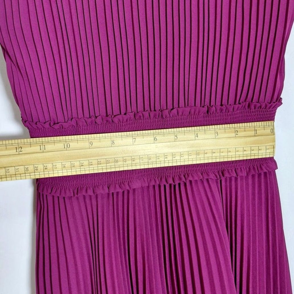 Nanette Lepore NANETTE LEPORE Pleated Sleeveless Dress Purple Size 6 Size M / US 6-8 / IT 42-44 - 6 Thumbnail