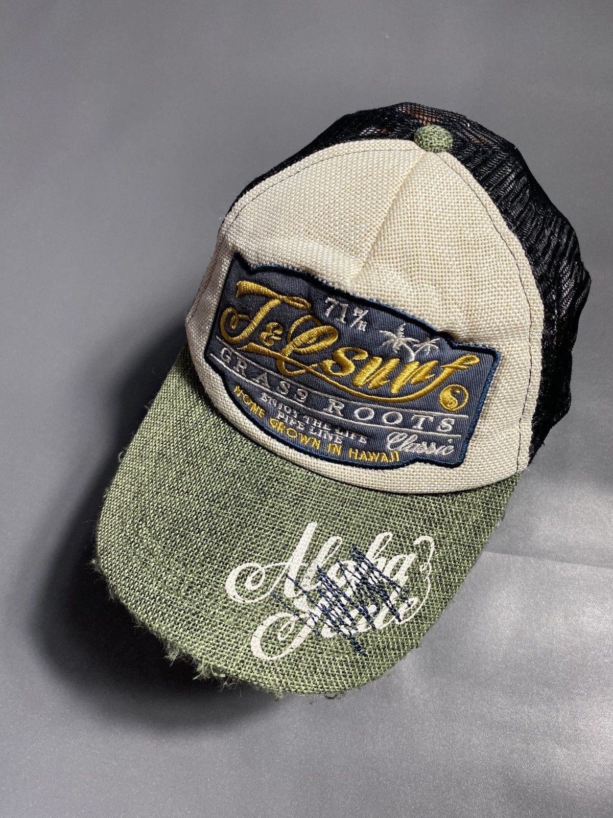 Japanese Brand Vintage T&C Surf Disstresed Style Trucker Hat Size ONE SIZE - 2 Thumbnail