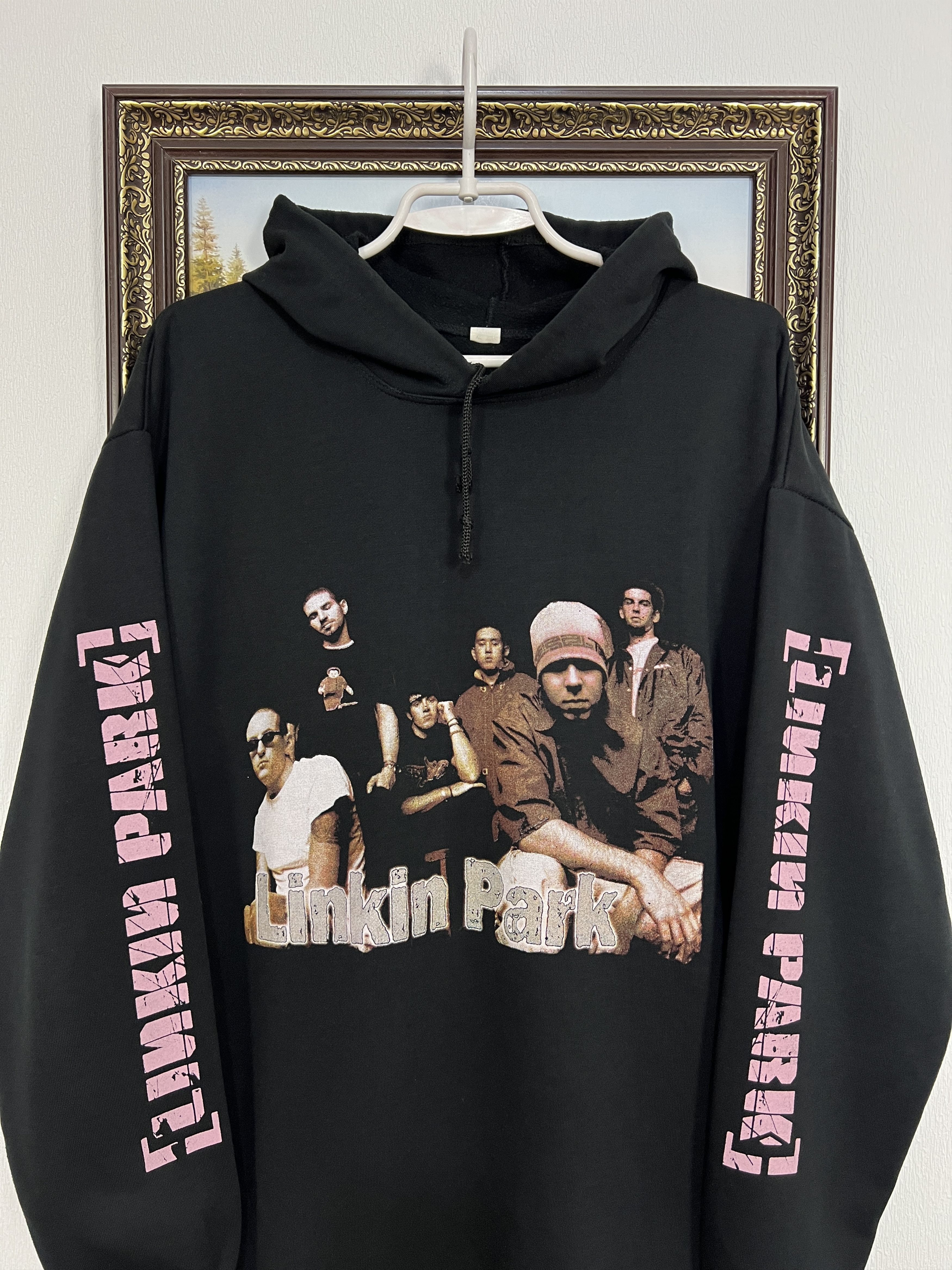 Vintage Vintage Linkin Park Band Over Print Hoodie Big Logo Jacket Size US L / EU 52-54 / 3 - 2 Thumbnail