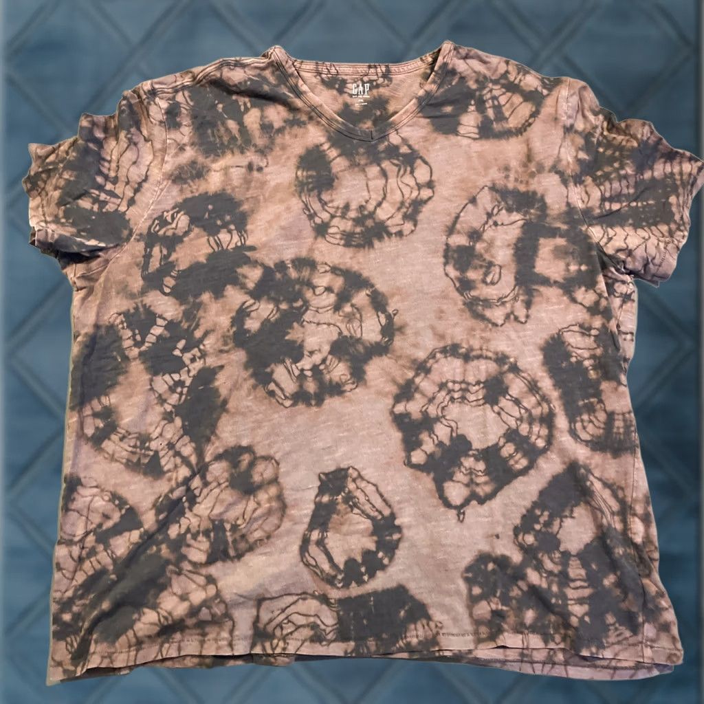 Gap Gap Reverse Tie Dye T Shirt - Men's 2XL / XXL, Custom, Multicolor, Reversible, Regular Size Size US XXL / EU 58 / 5 - 1 Thumbnail