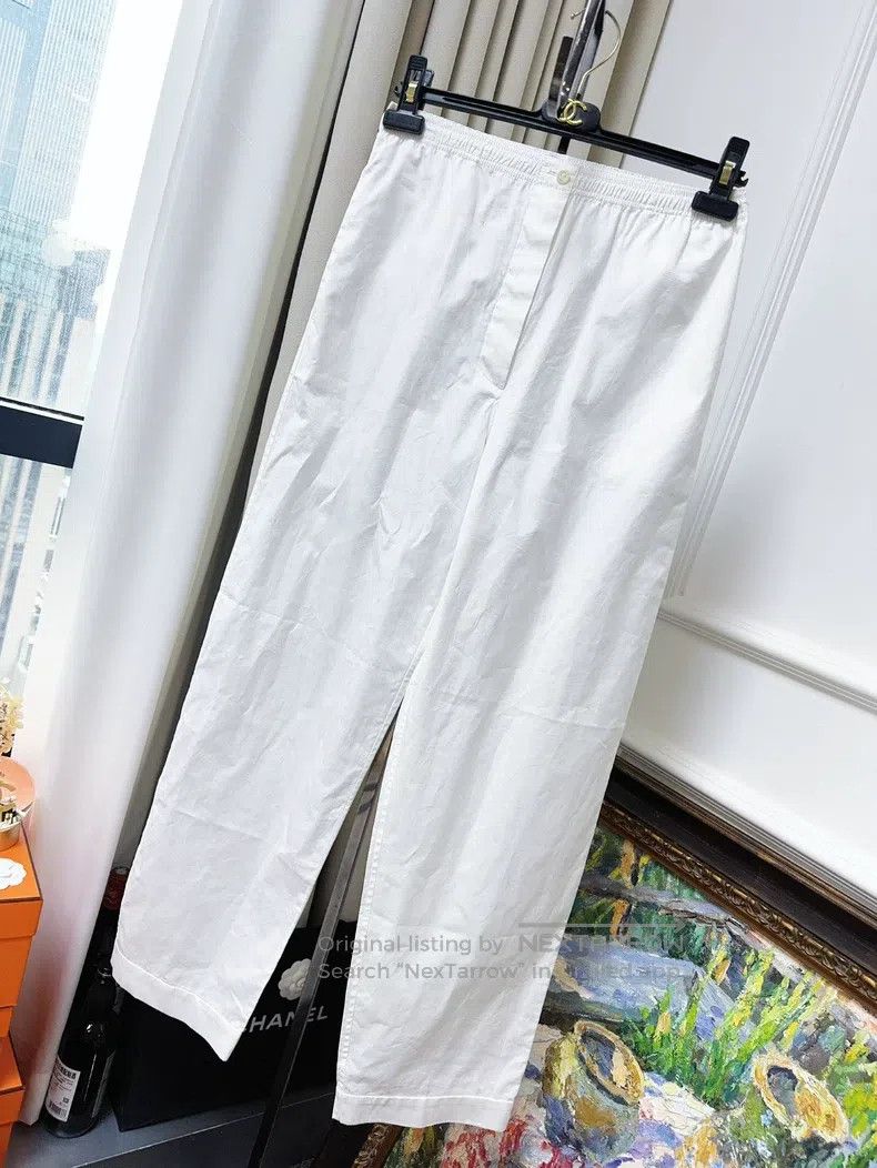 Miu Miu Miu Miu 36 White straight trousers Size 35" - 1 Thumbnail