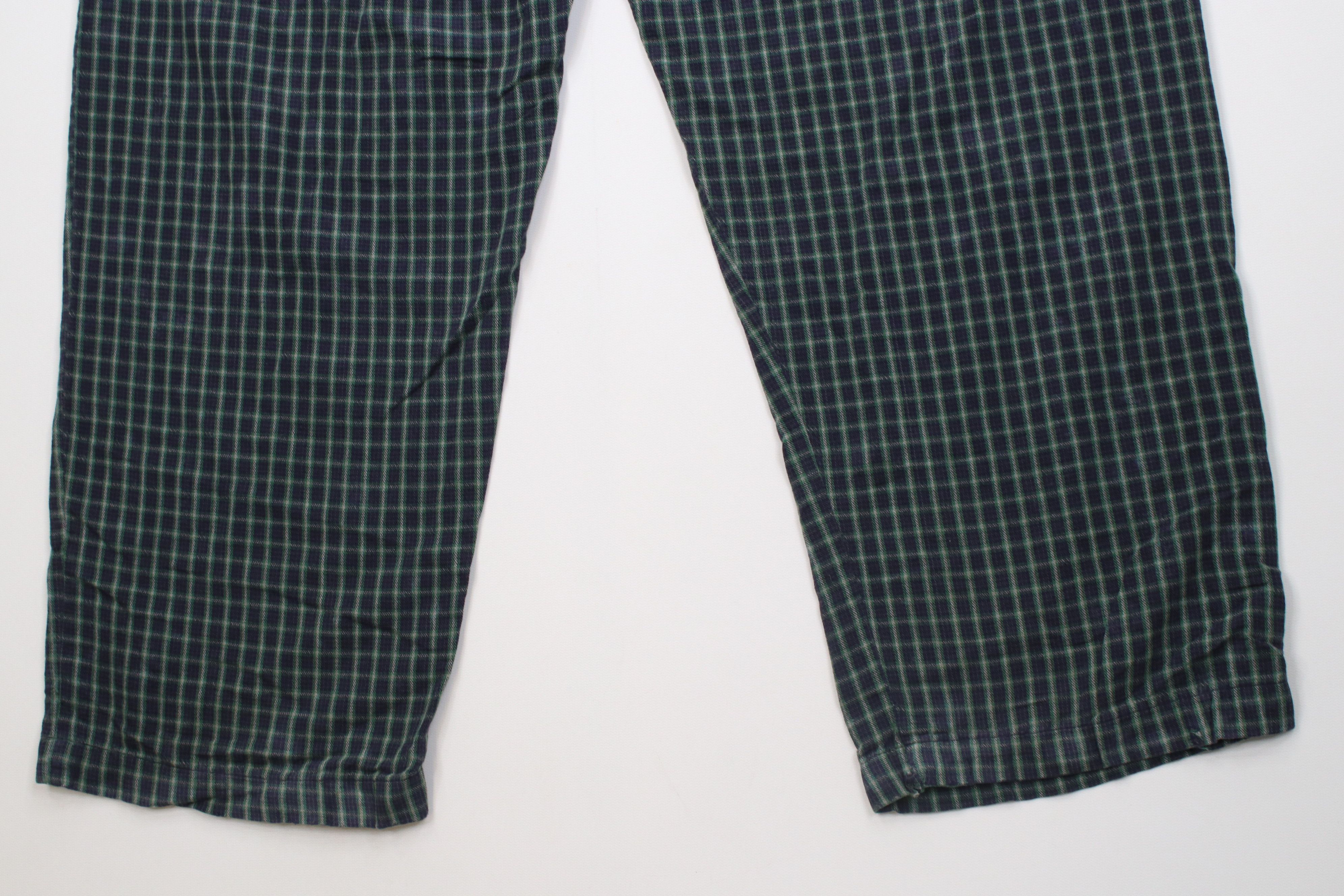 J.Crew Vintage 90s J Crew Oarsman Wide Leg Flannel Pajamas Pants Size US 36 / EU 52 - 13 Thumbnail