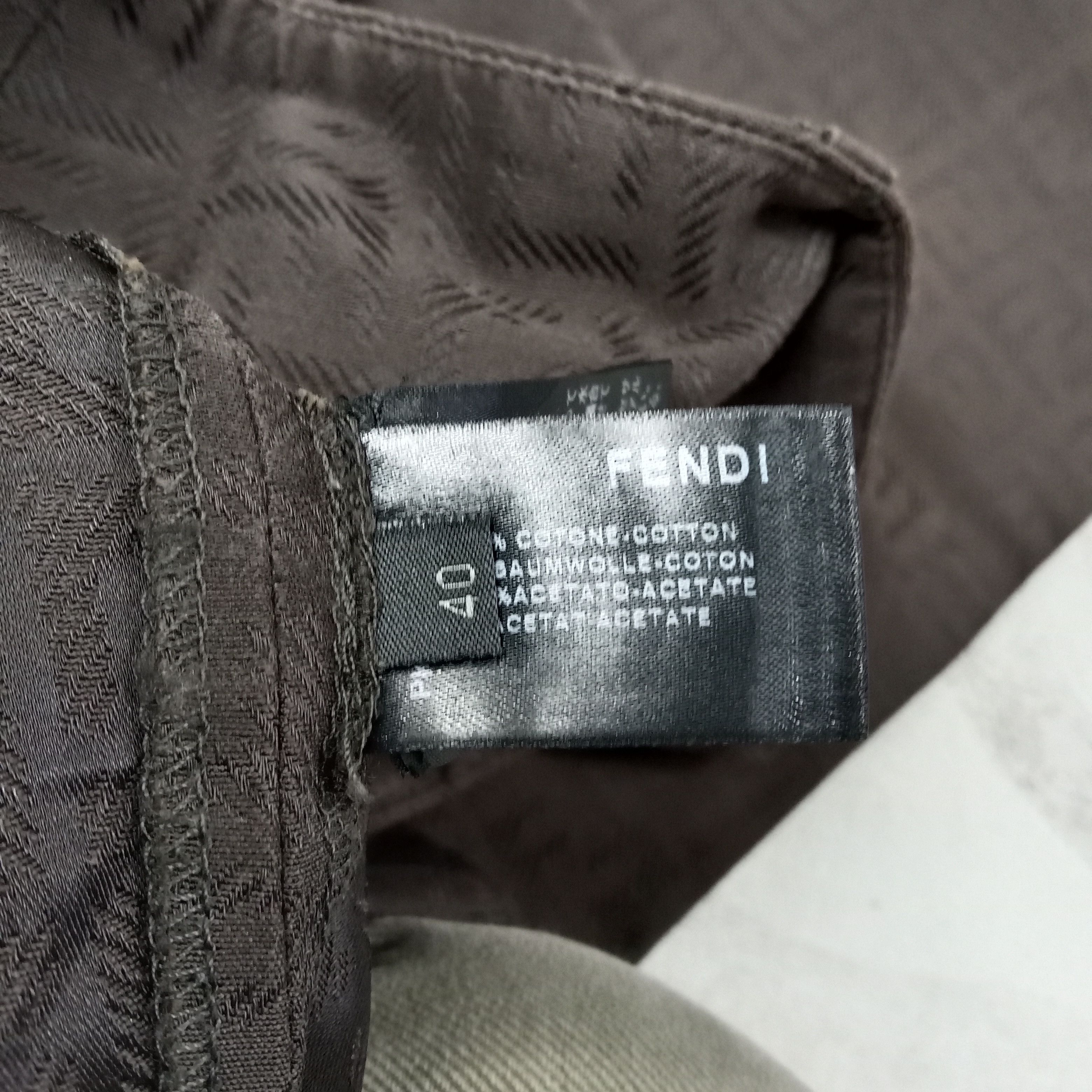 Fendi Fendi Monogram Trousers Pants C258N27 Size US 28 / EU 44 - 16 Thumbnail