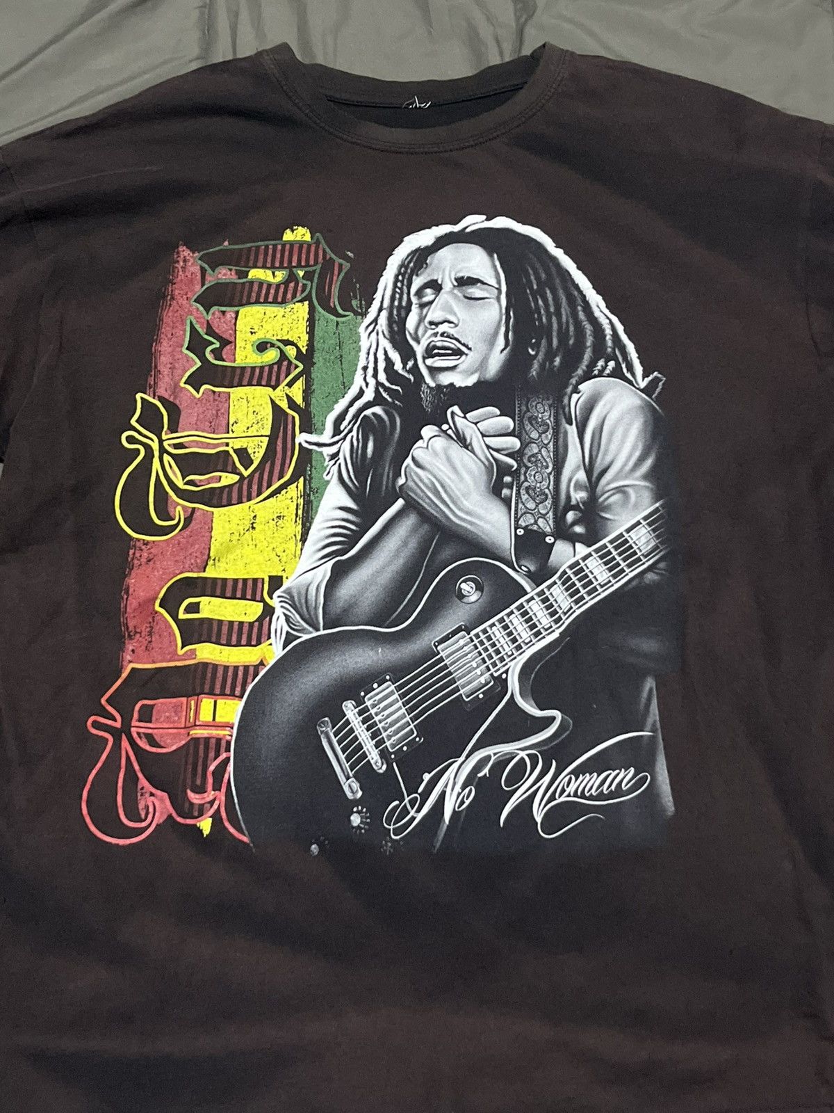 Vintage Black 2000s Bob Marley Tee Size US L / EU 52-54 / 3 - 2 Thumbnail