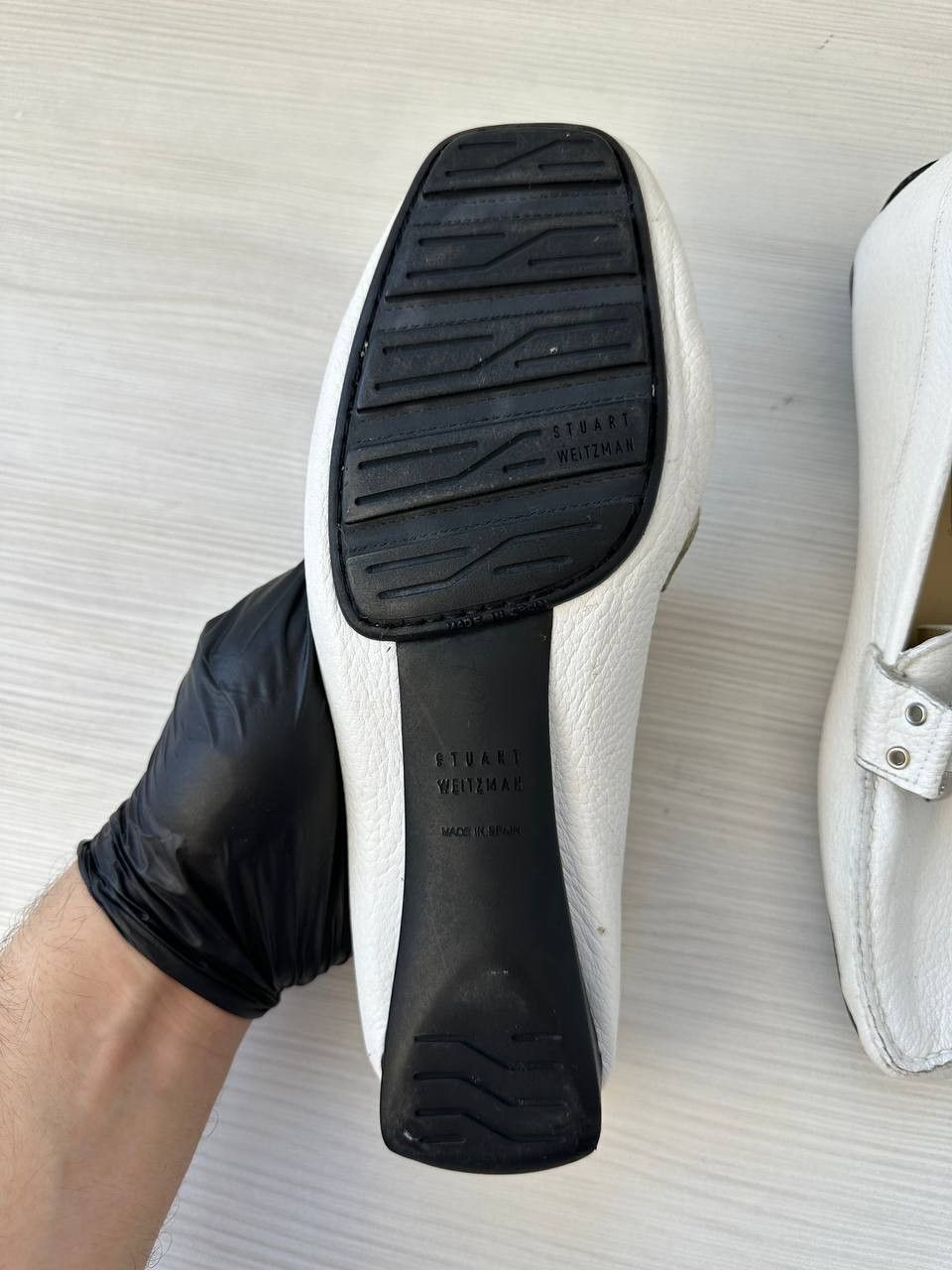 Russell & Bromley × Stuart Weitzman × Vintage Stuart Weitzman for Russell & Bromley Leather Loafers Buckle Size US 9.5 / IT 39.5 - 10 Thumbnail