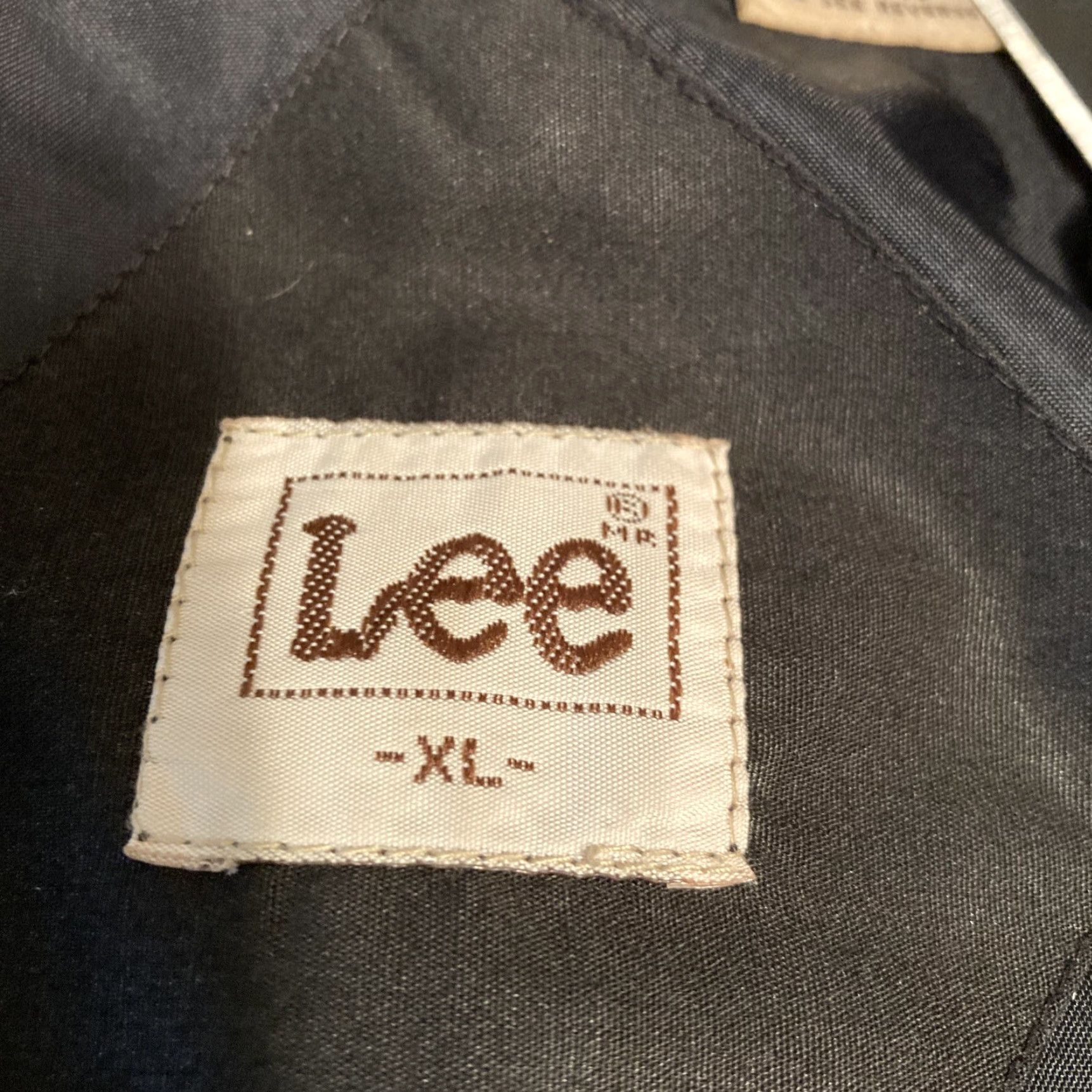 Lee VINTAGE Lee Windbreaker Full Zip Men XL Black Polyester Members Only Style XL Size US XL / EU 56 / 4 - 2 Thumbnail