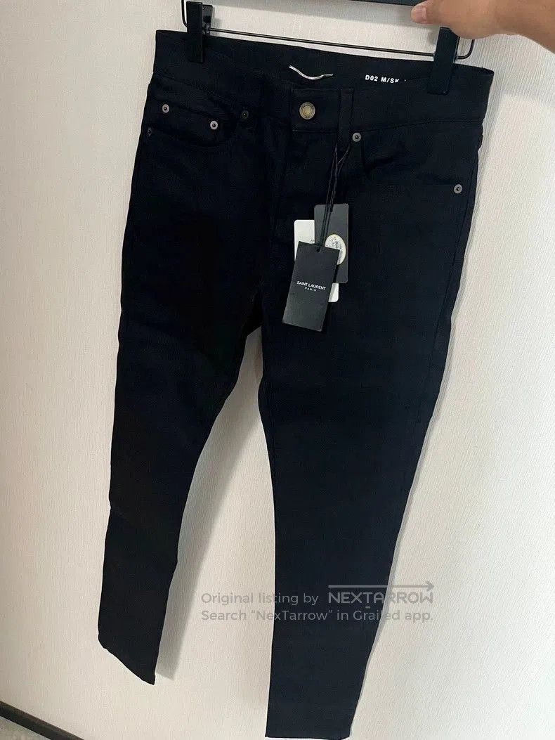 Saint Laurent Paris Saint Laurent D02 Men's Black Jeans. Size US 30 / EU 46 - 1 Thumbnail