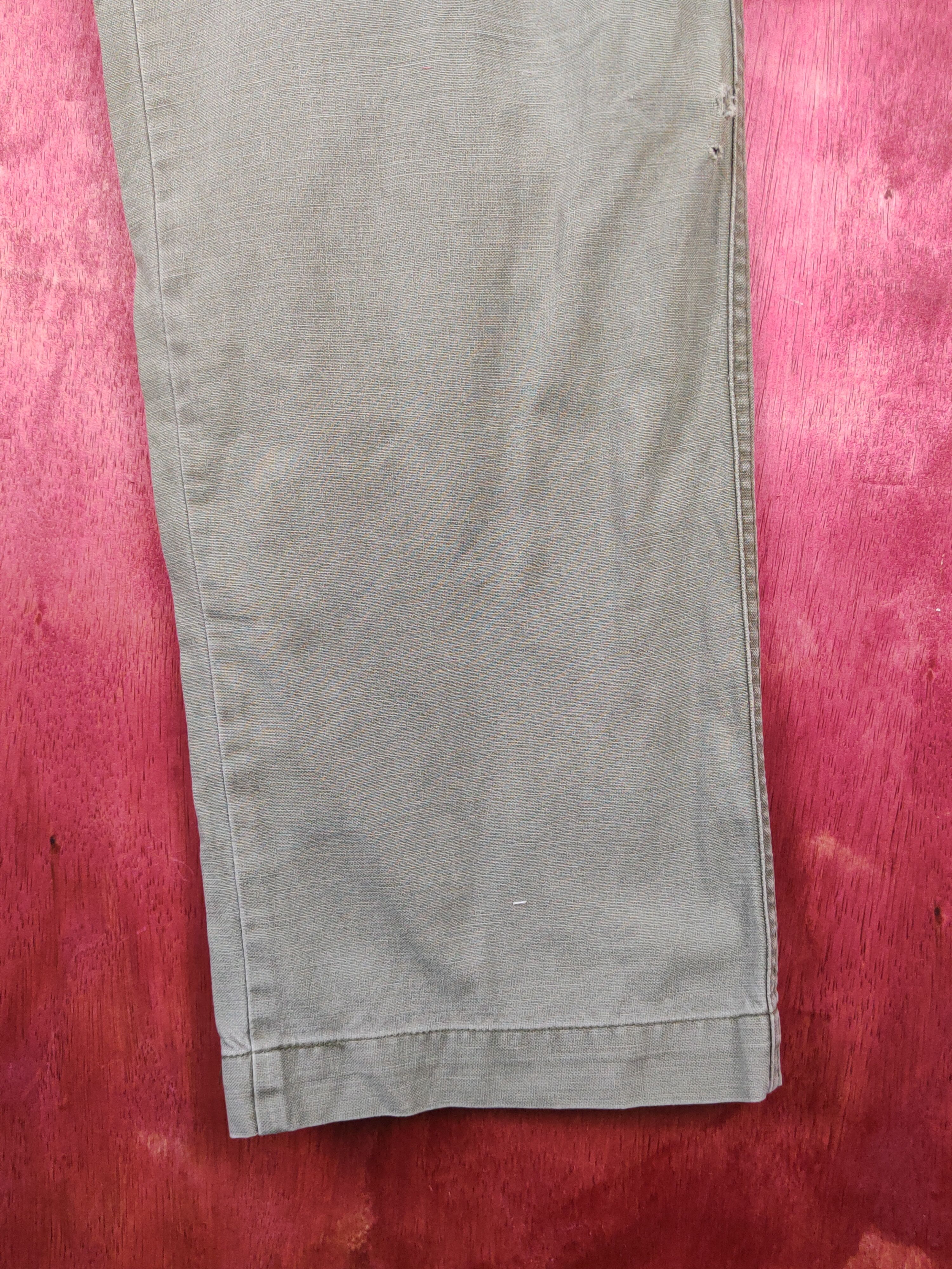 Japanese Brand Uniqlo Green Faded Multipocket Tactical Cargo Pants #S1344 Size US 34 / EU 50 - 10 Thumbnail