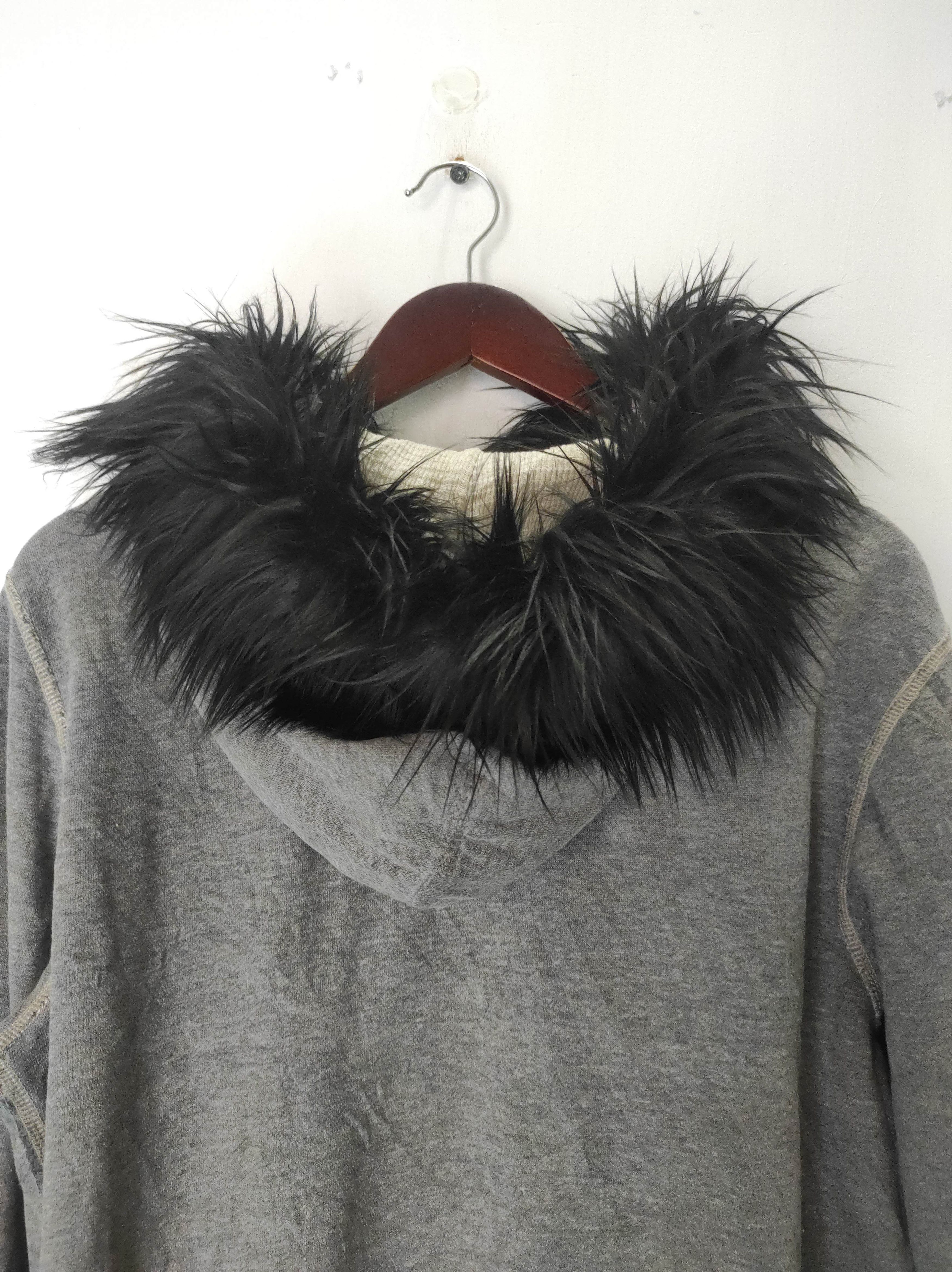 American Eagle Outfitters American Eagle Zip Fur Hoodie IfSixWasNine LGB style Size US M / EU 48-50 / 2 - 16 Thumbnail