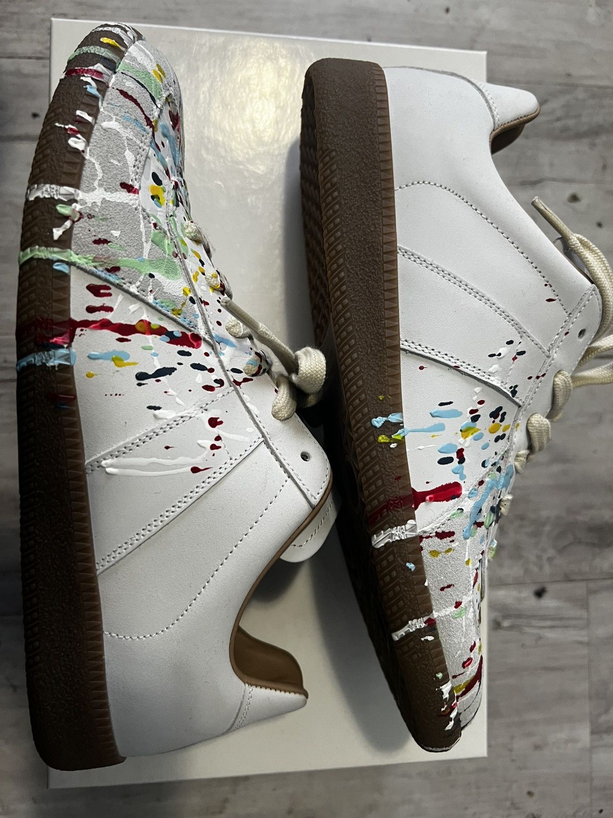 Maison Margiela maison margiela sneaker print Size US 7.5 / EU 40-41 - 1 Thumbnail