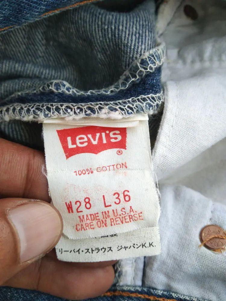 Levi's 90s Vintage Levi's 501 Made In USA Distressed Jeans 28x33 Size US 28 / EU 44 - 7 Thumbnail