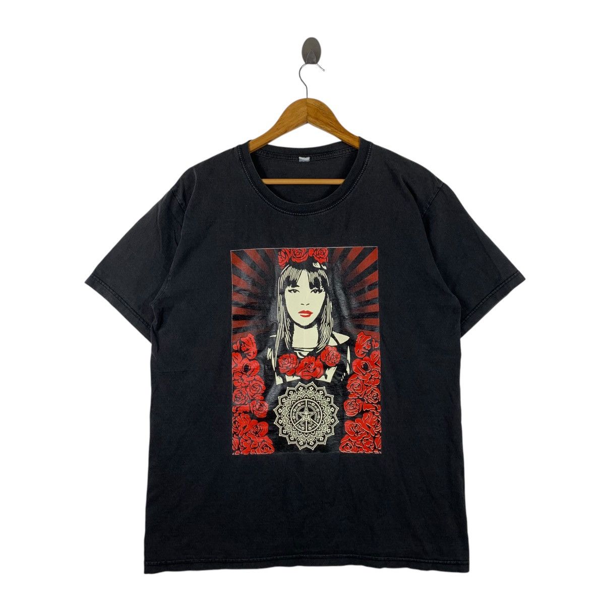 Obey OBEY Rose Girl Propaganda American Casualwear Big T-Shirt Size US L / EU 52-54 / 3 - 1 Thumbnail