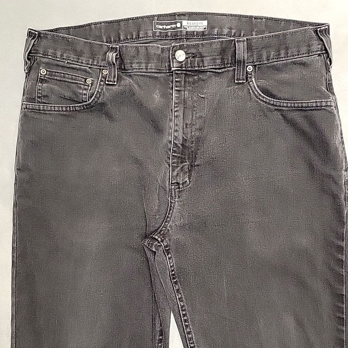 Carhartt Carhartt Pants Mens 38x34 Black Canvas Relaxed Cargo Rugged Flex Workwear BD2804 Size US 38 / EU 54 - 3 Thumbnail