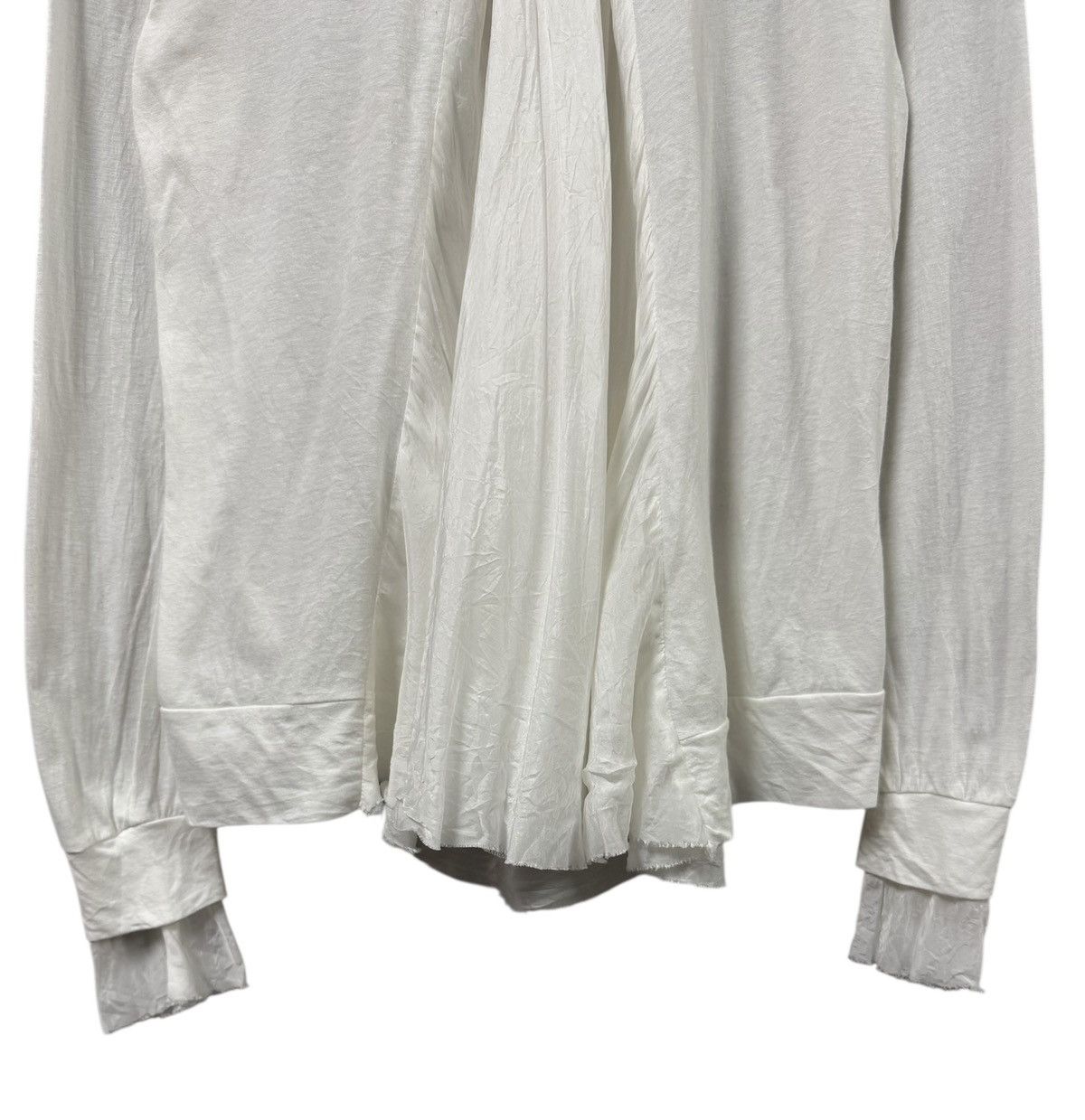 Sacai Sacai Luck White Cardigan Asymmetric Design Size US M / EU 48-50 / 2 - 8 Thumbnail