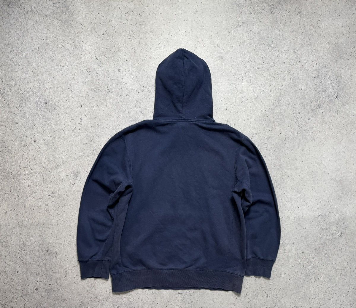 Nike Nike Vintage Hoodie Blue Gray Tag Swoosh Drill Size US XL / EU 56 / 4 - 8 Thumbnail