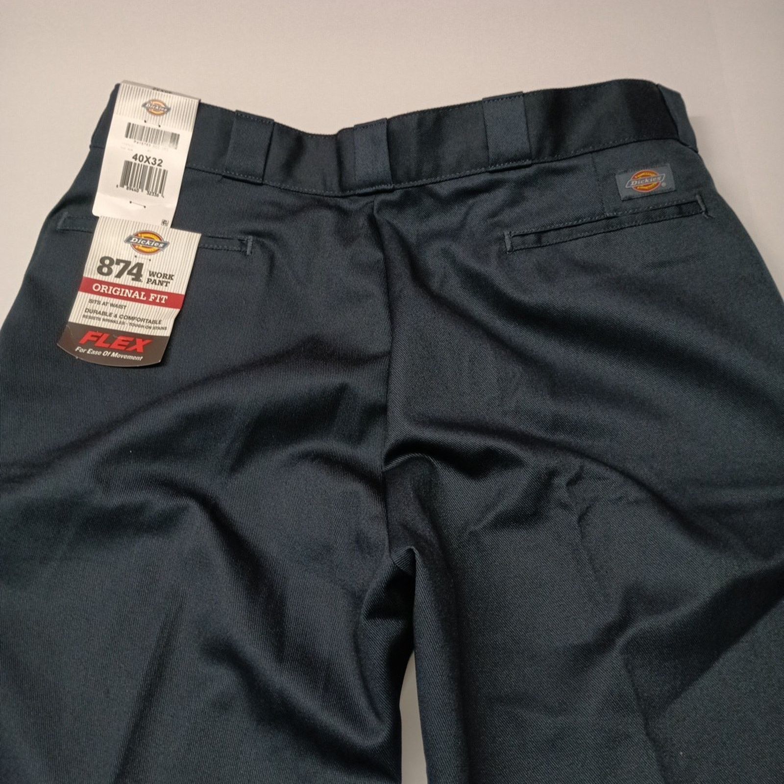 Dickies Dickies 874 Work Pants Men's 40x32 Flex Blue Original Fit Size US 40 / EU 56 - 7 Thumbnail