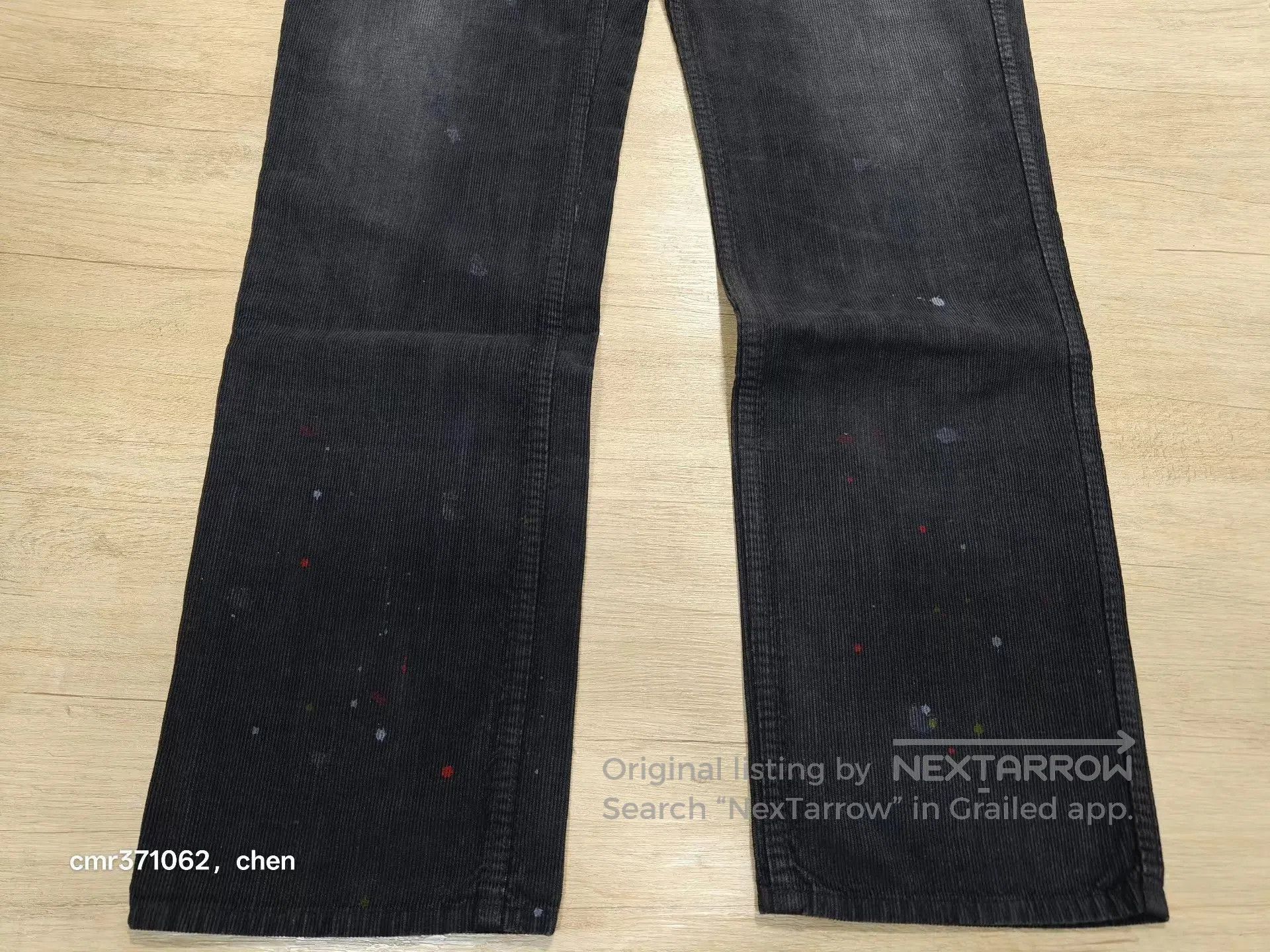 Visvim Black Denim Jeans with Paint Splatter Accents. Size US 34 / EU 50 - 3 Thumbnail