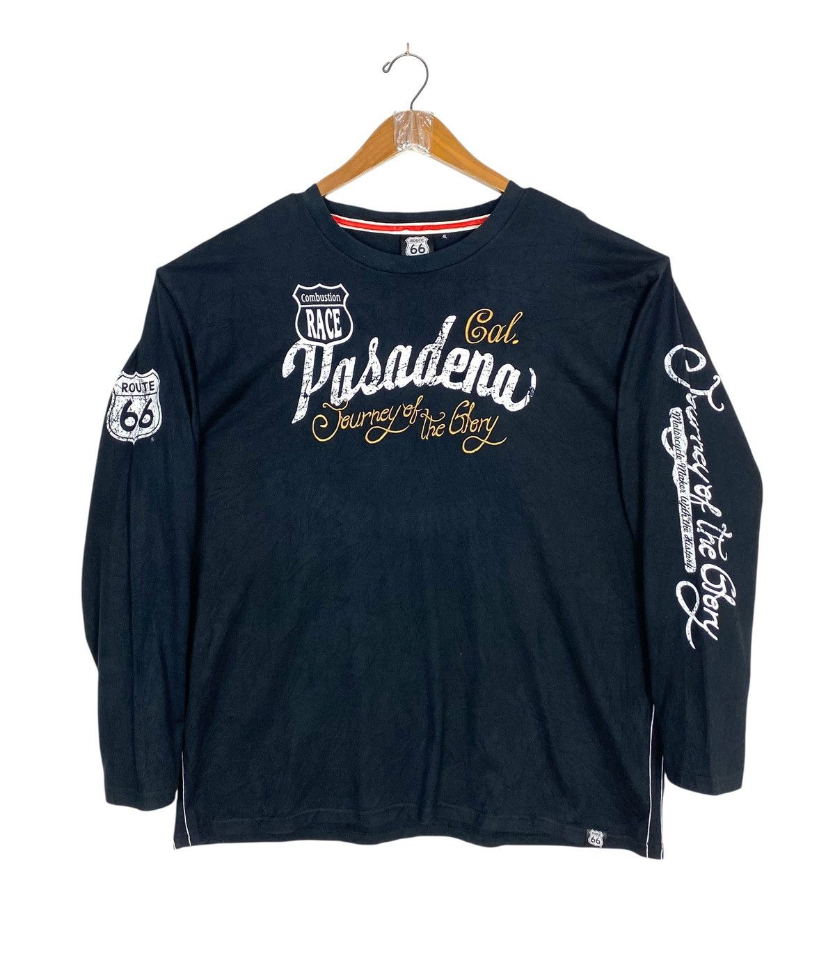 Route 66 Rare‼️ Route 66 Pasadena Sweatshirt Big Logo Size US L / EU 52-54 / 3 - 3 Thumbnail