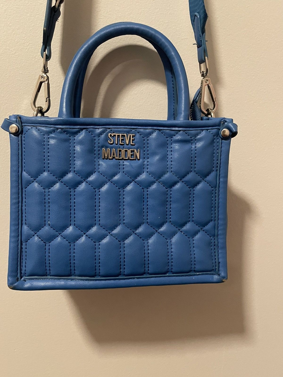 Steve Madden Steve Madden BNiko Convertible Crossbody Bag in blue Size ONE SIZE - 1 Thumbnail
